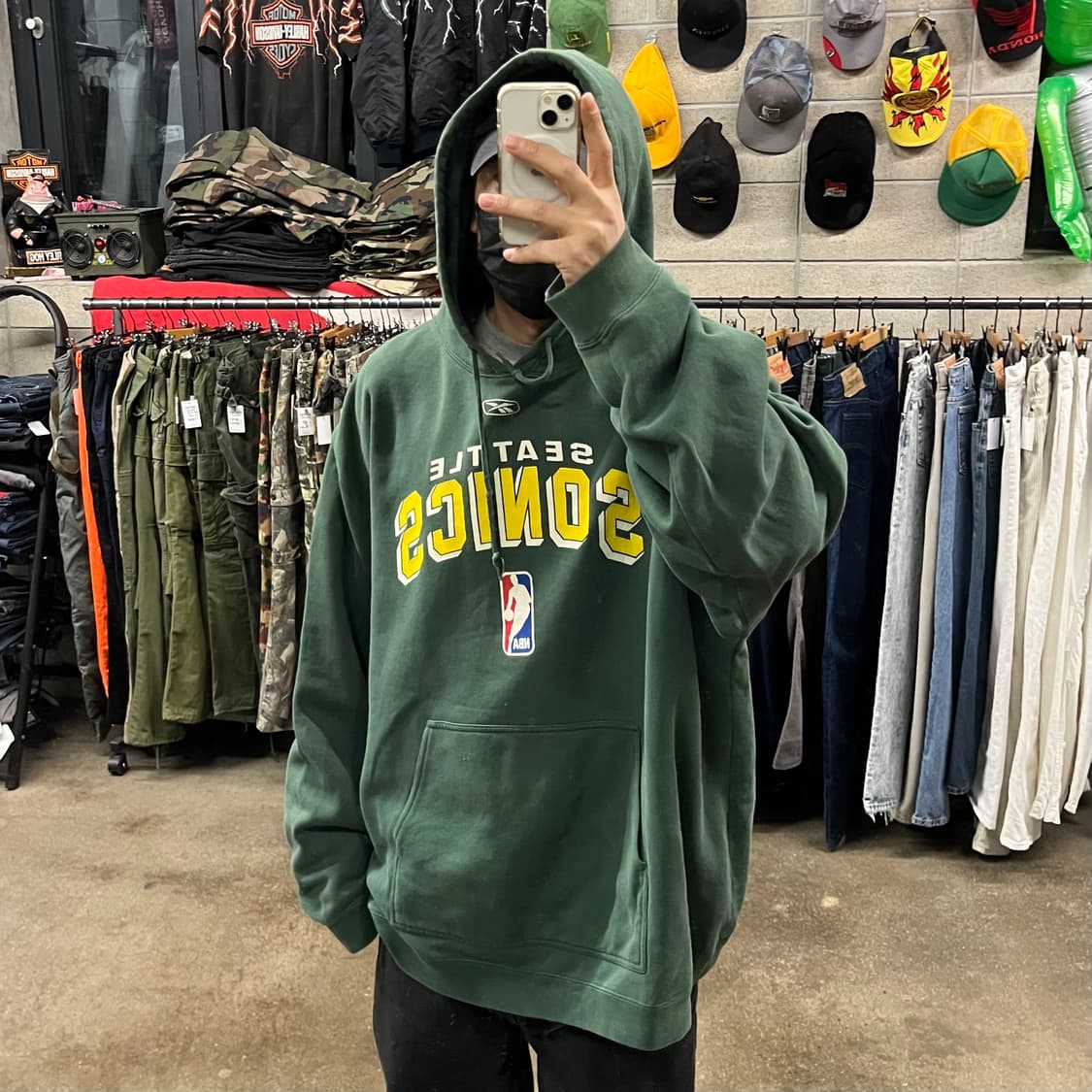 00s NBA 시애틀 슈퍼소닉스 후드티 (115) 상품이미지7