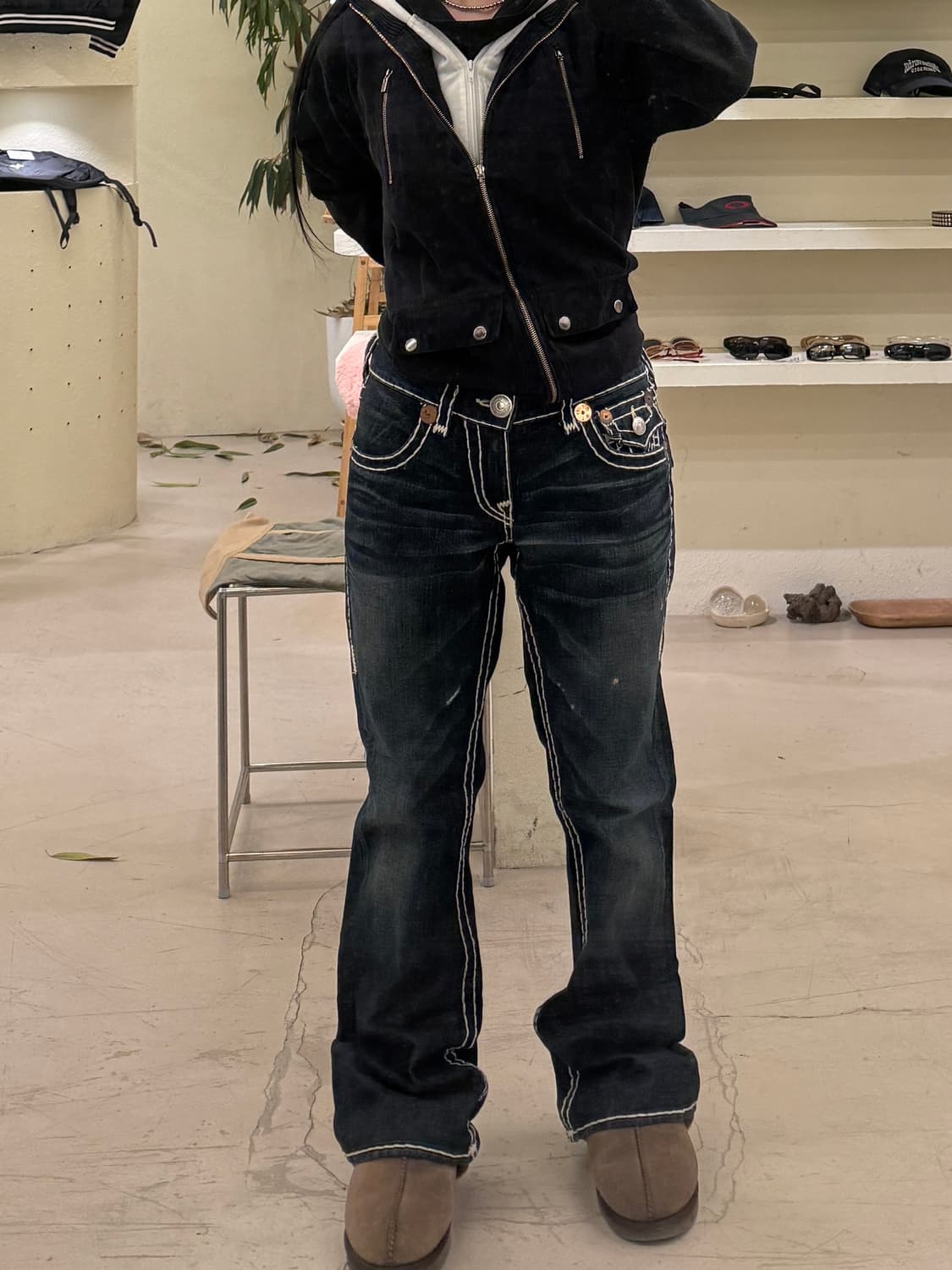 트루릴리전 워시드 데님 U500 상품이미지1