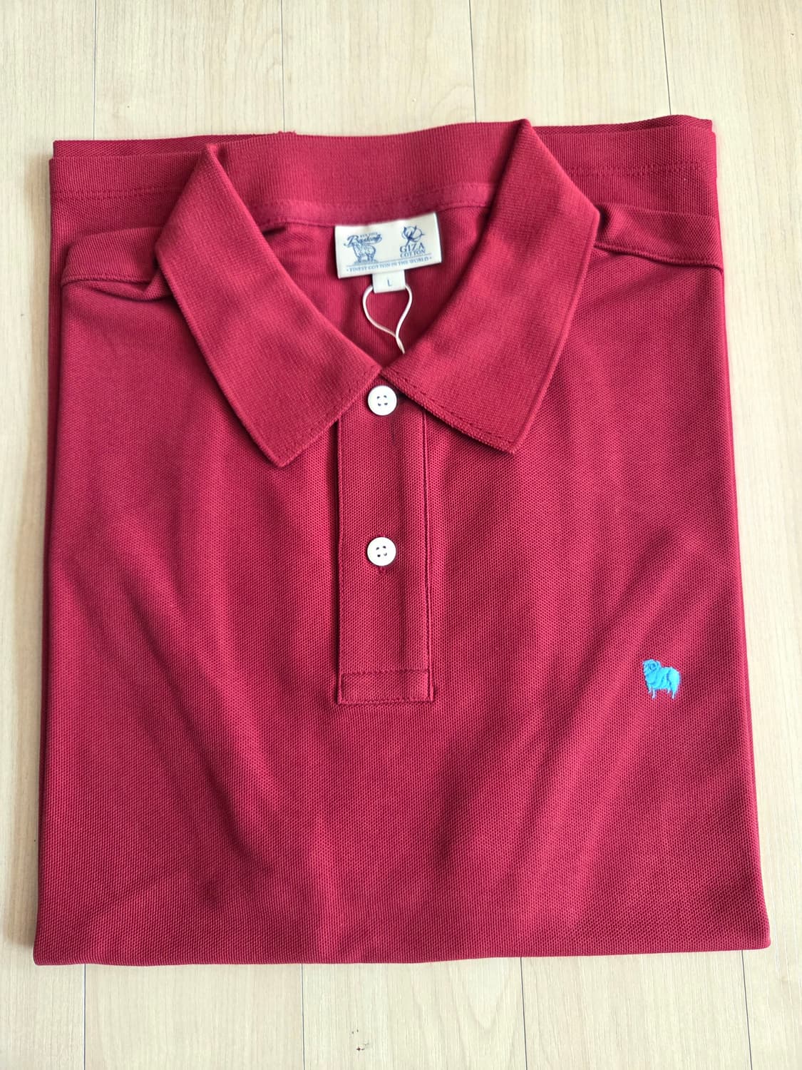 바스통 407 레드 피케 셔츠  L 상품이미지1