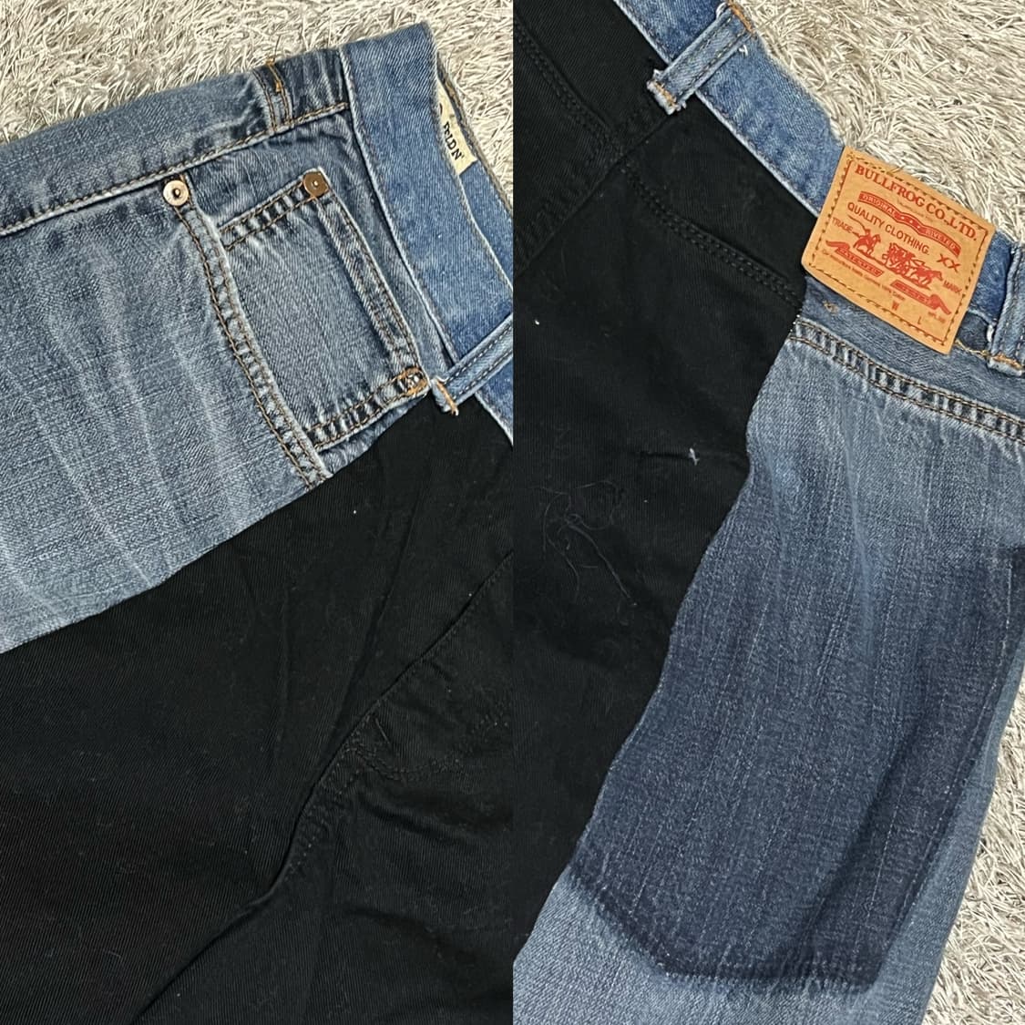 블랙앤 청 커스텀 반바지 상품이미지5