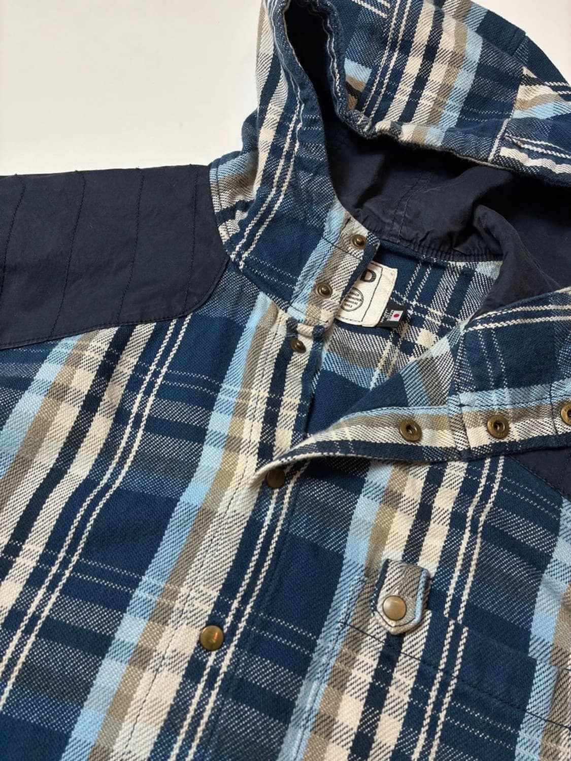 페달레드 PEDALED 00's 재팬 후디 체크 자켓 PN8931 상품이미지3