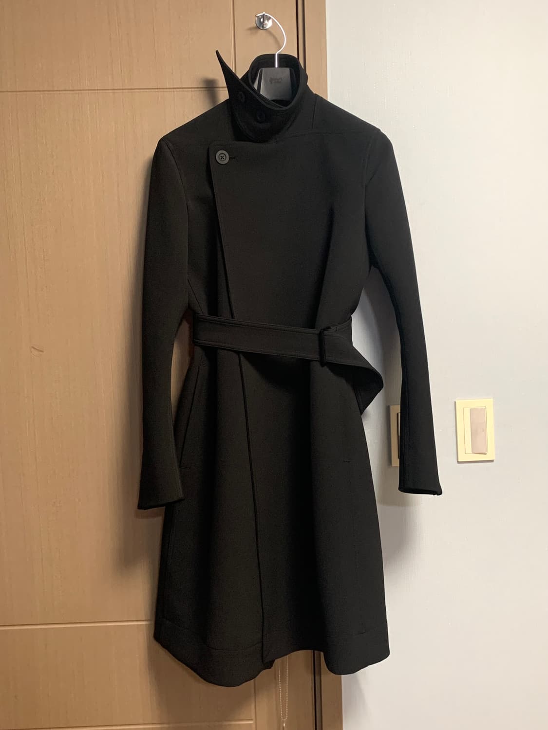 Rick Owens 릭 오웬스 무디 코트 블랙 상품이미지1