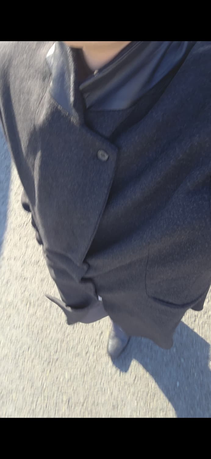 유스 레더 트림 체스터필드 코트 M 상품이미지2