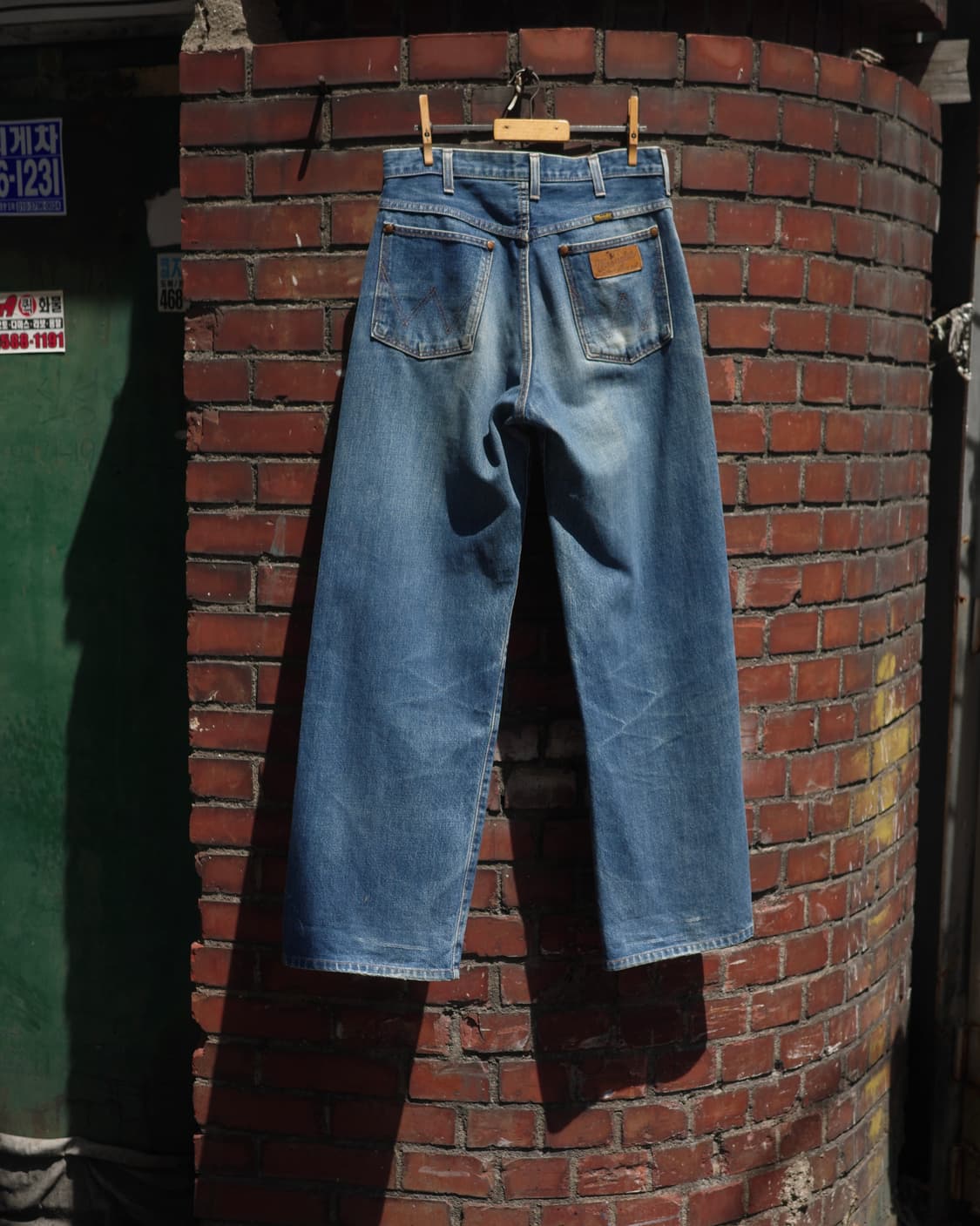 90’s japan Wrangler 와이드 셀비지 데님 팬츠 상품이미지5