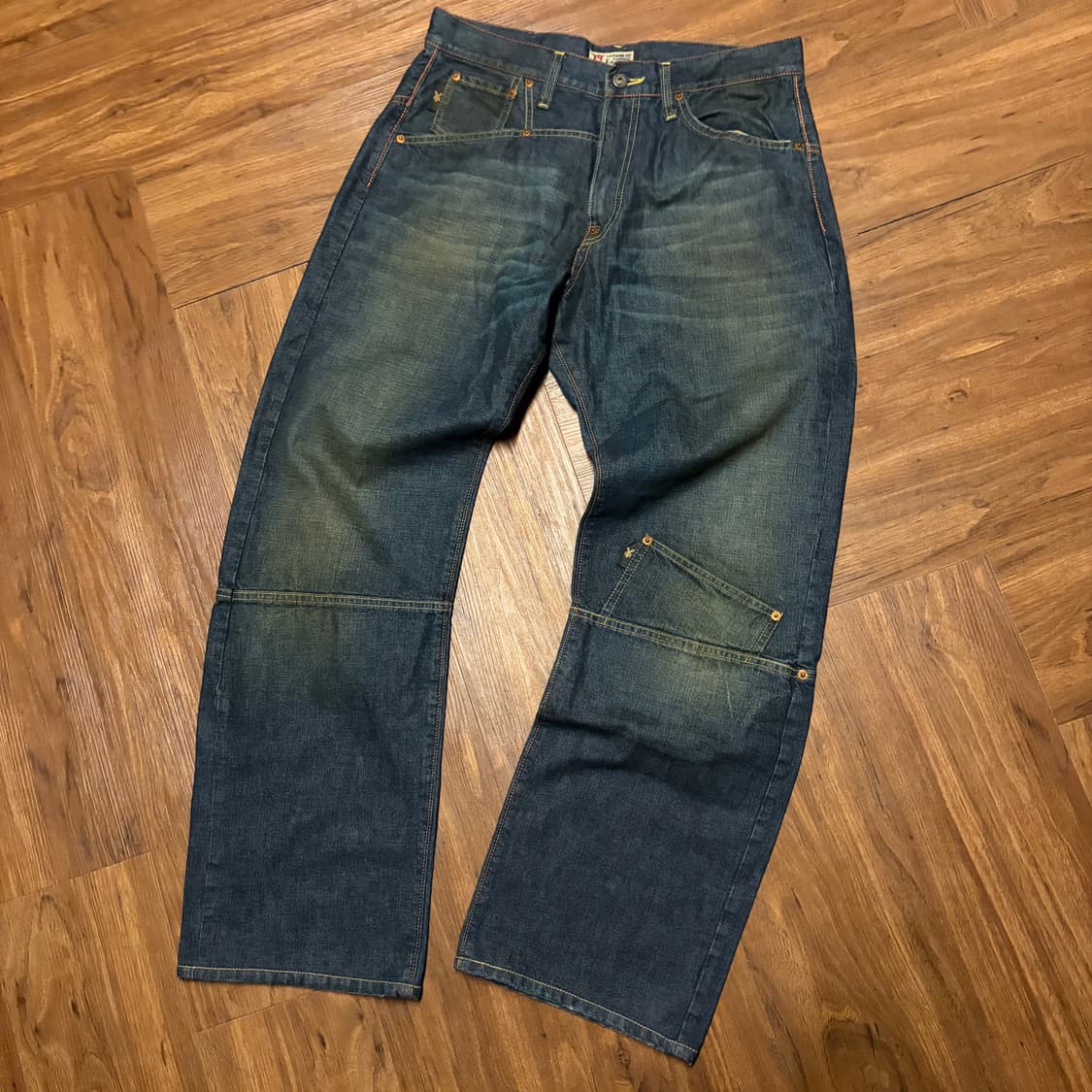 MICHIKO KOSHINO CURVED DENIM PANTS 상품이미지7