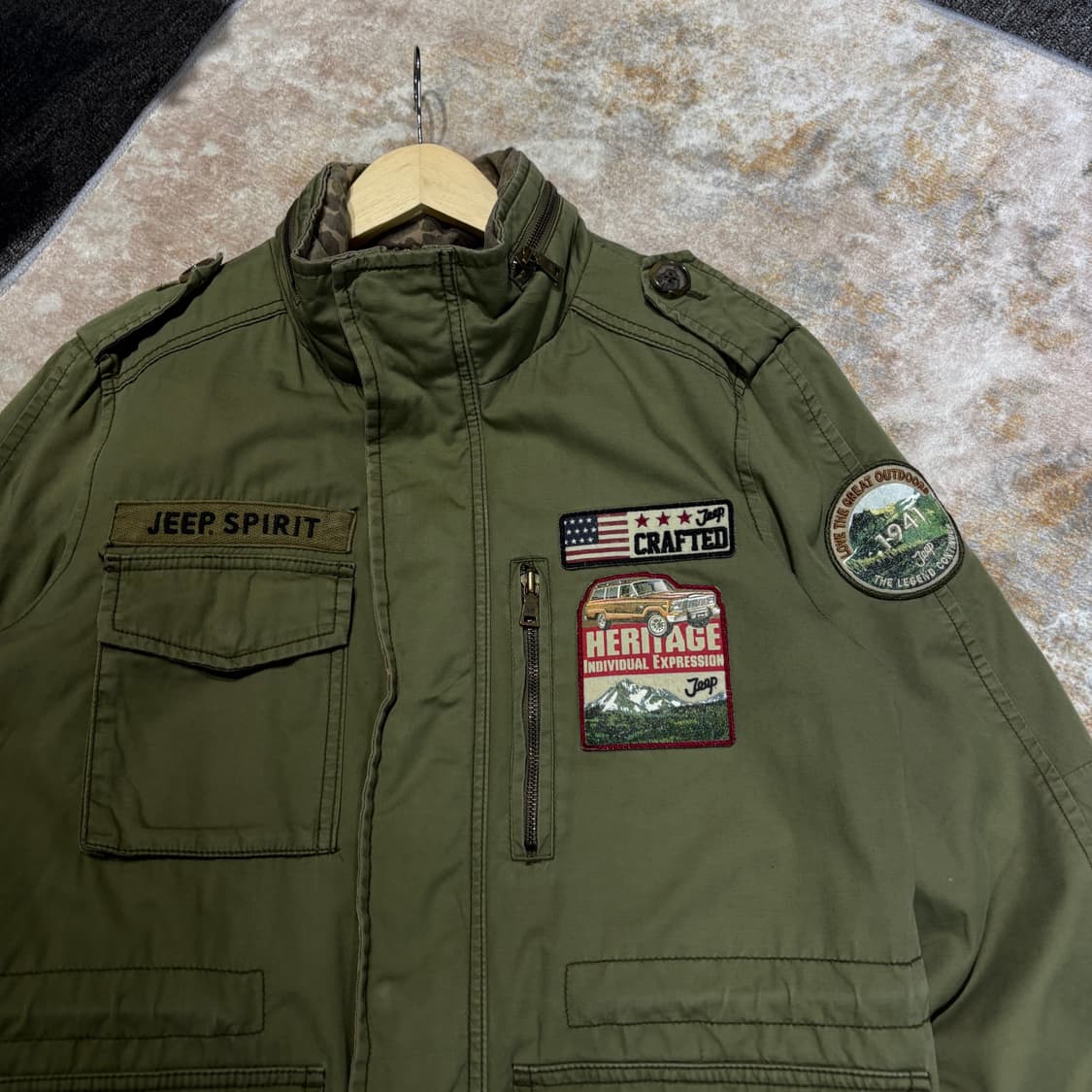 Jeep 빈티지 패치 야상 자켓 상품이미지2