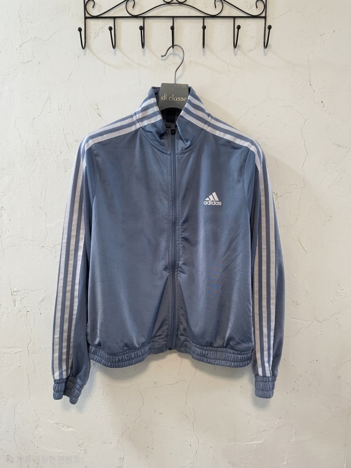 아디다스 삼선 블루 트랙탑 자켓 M 상품이미지1