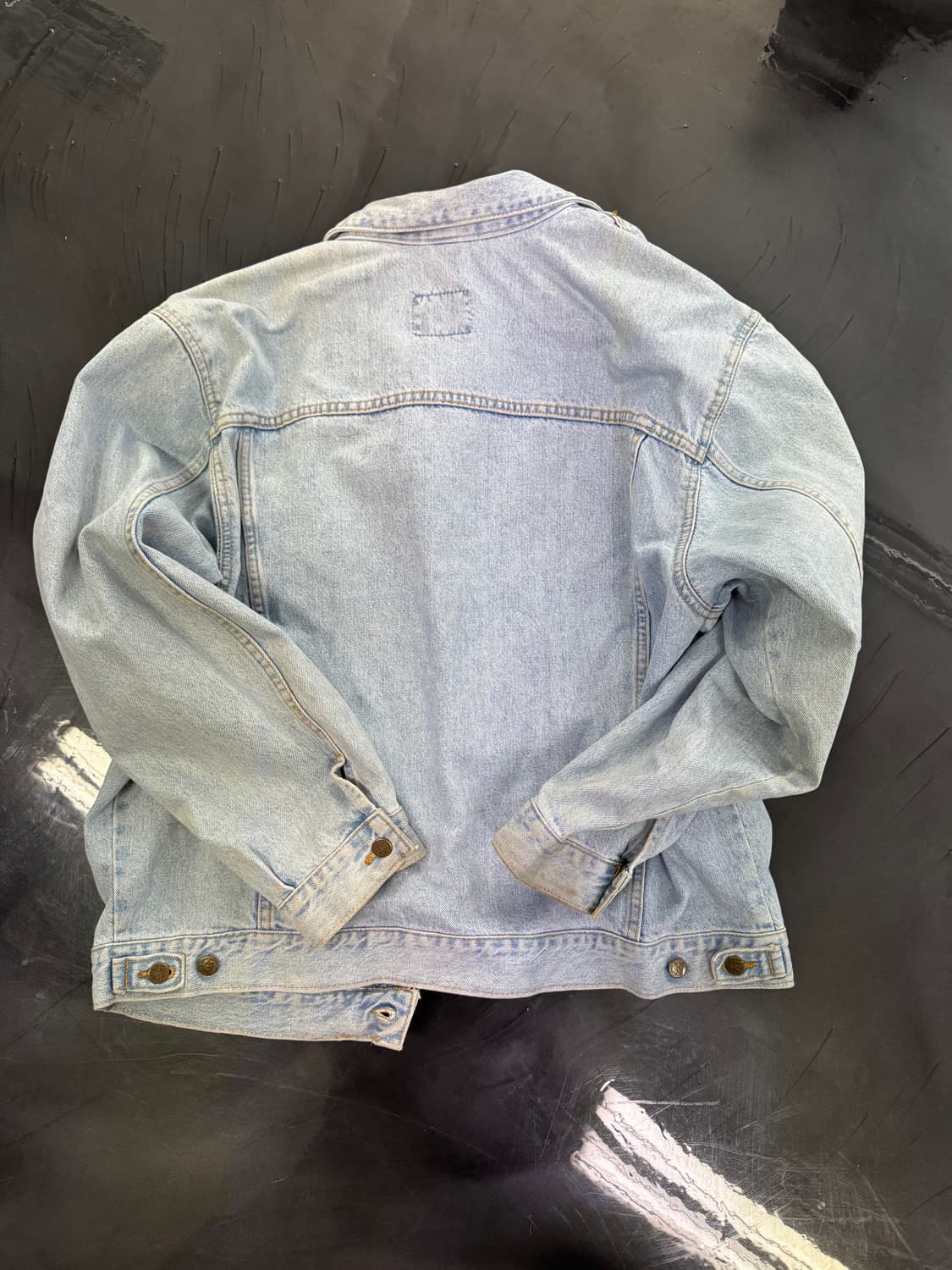 80s lee 청카바 청자켓 XXL 상품이미지2