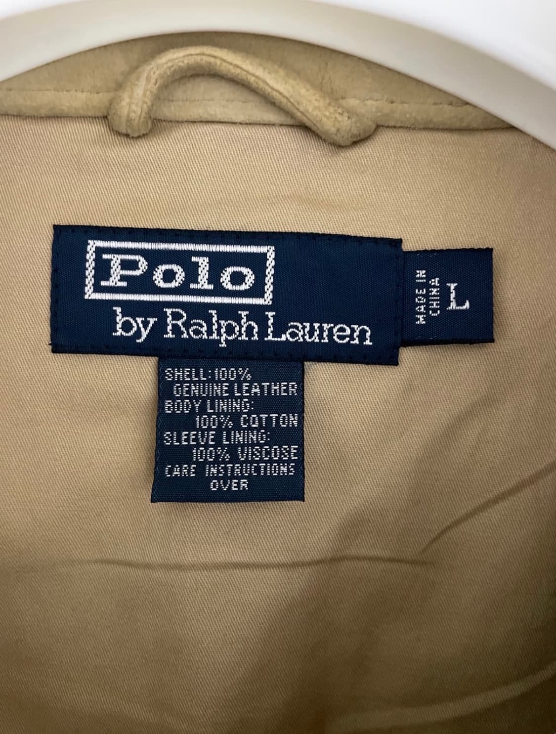 폴로랄프로렌 스웨이드 자켓L 상품이미지4
