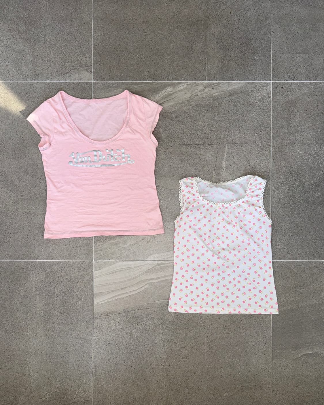 Von Dutch baby pink logo half t  상품이미지2