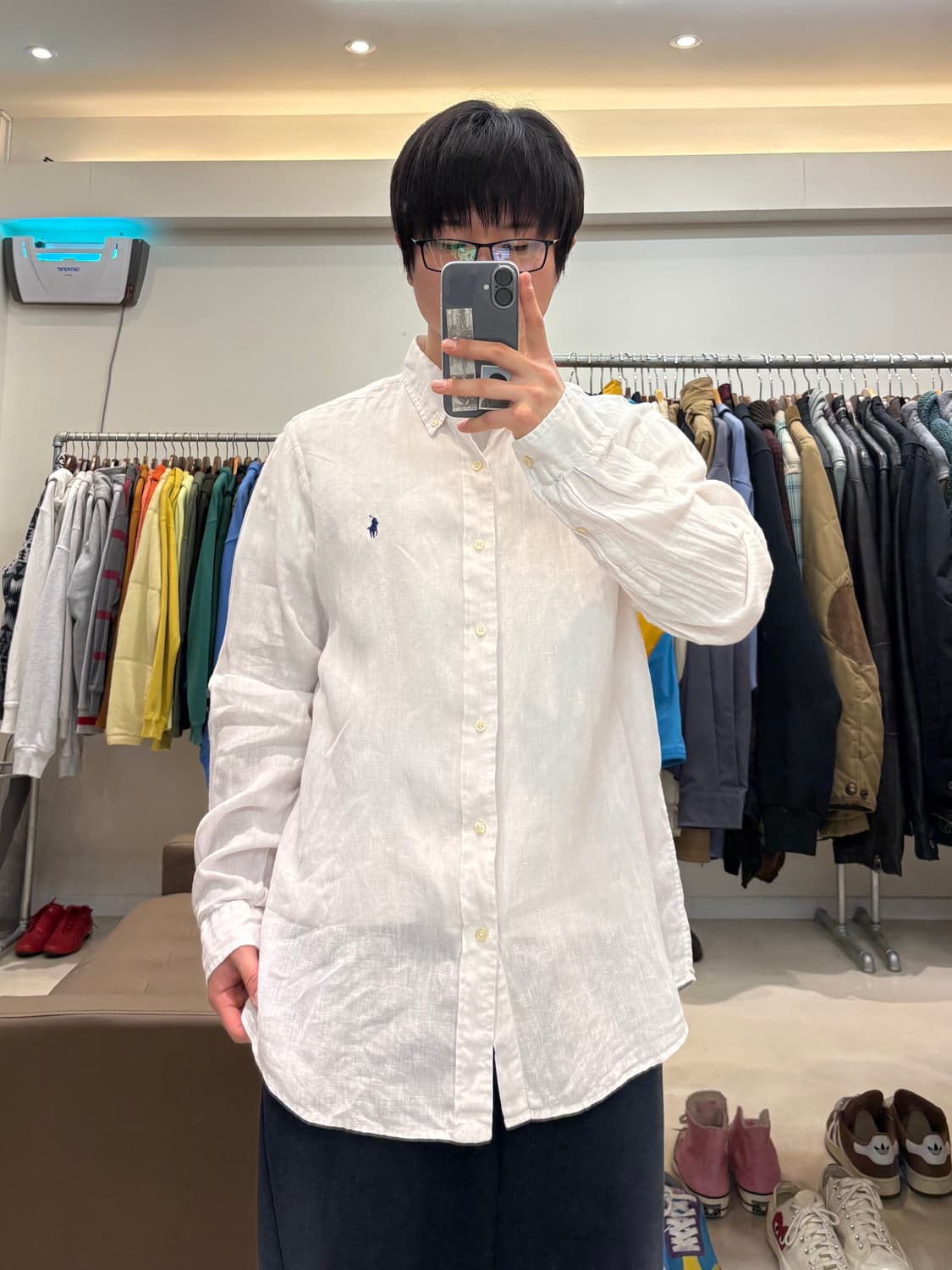 폴로 랄프로렌 린넨 셔츠 상품이미지8