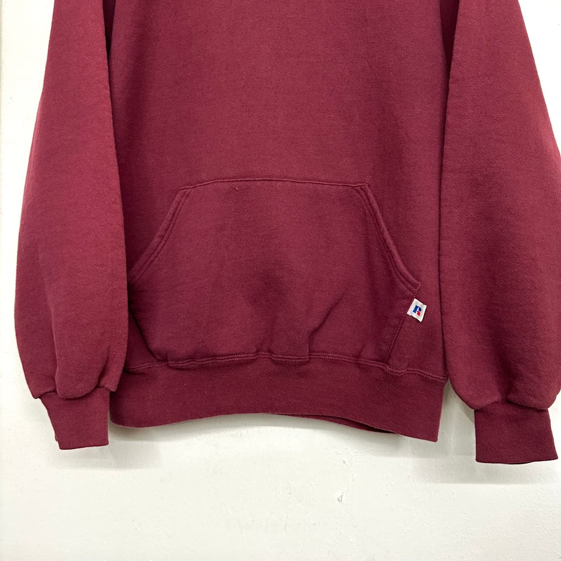90‘s USA 러셀 후드티 ‘버건디‘ 상품이미지3