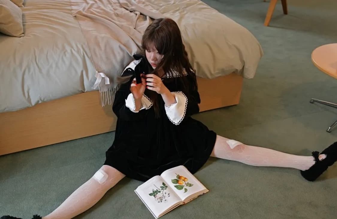 [미착] 프레클 로맨틱 세일러칼라 드레스 상품이미지3