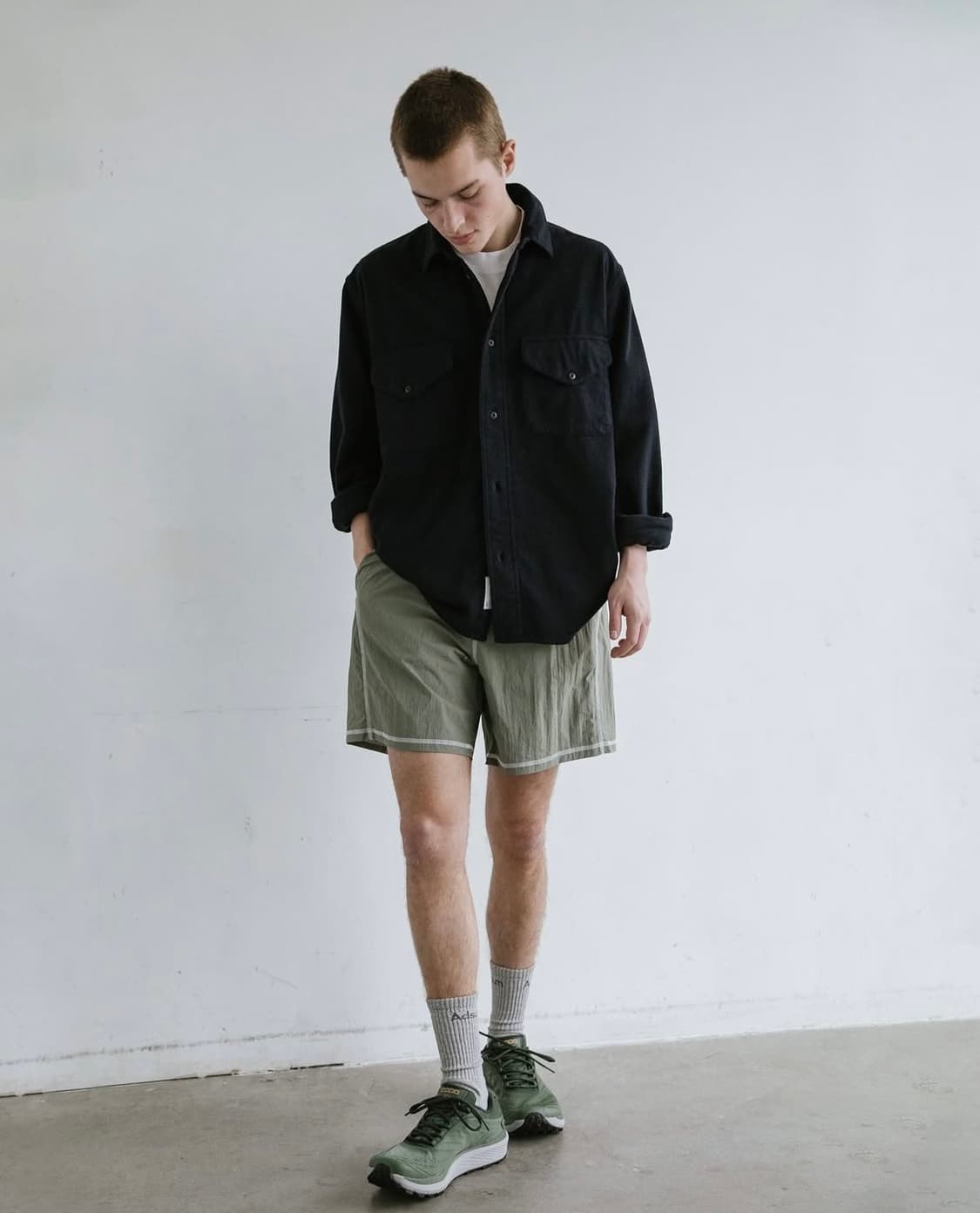 ADSUM 애드섬 빅포켓 워크셔츠 다크네이비 상품이미지8