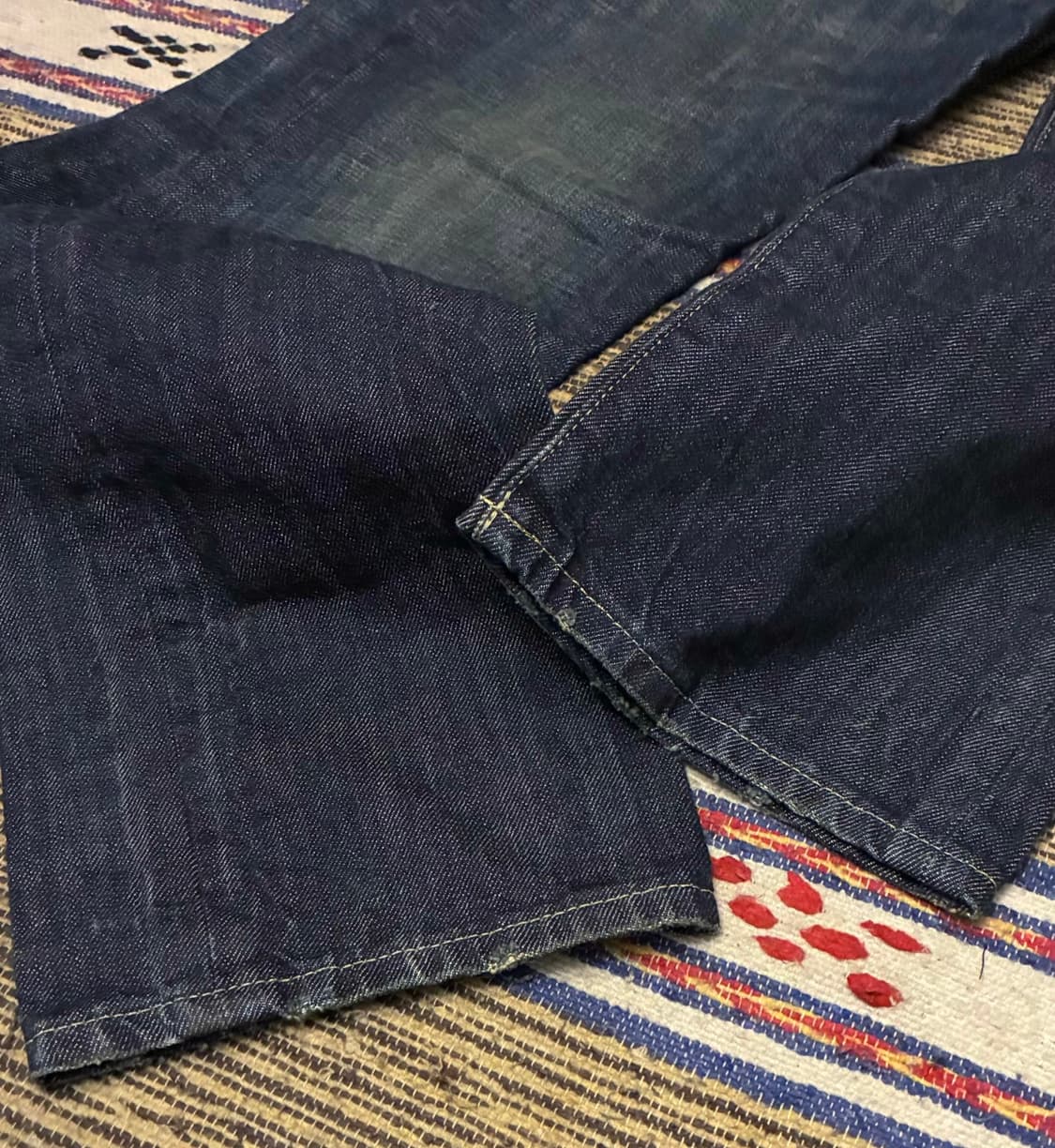 (32~34)데님앤서플라이 랄프로렌 카모포켓 워싱 데님 청바지 rrl 상품이미지4