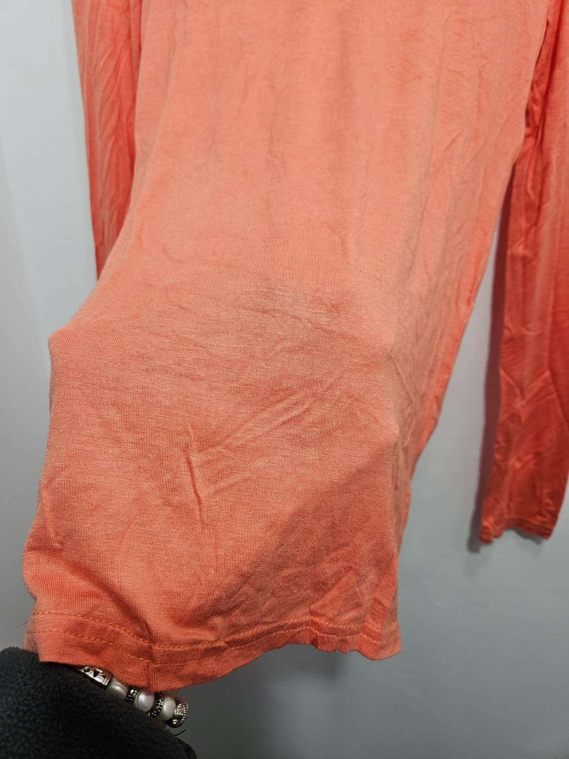 오렌지색 딱붙 터틀넥 긴팔 [새상품] 상품이미지5