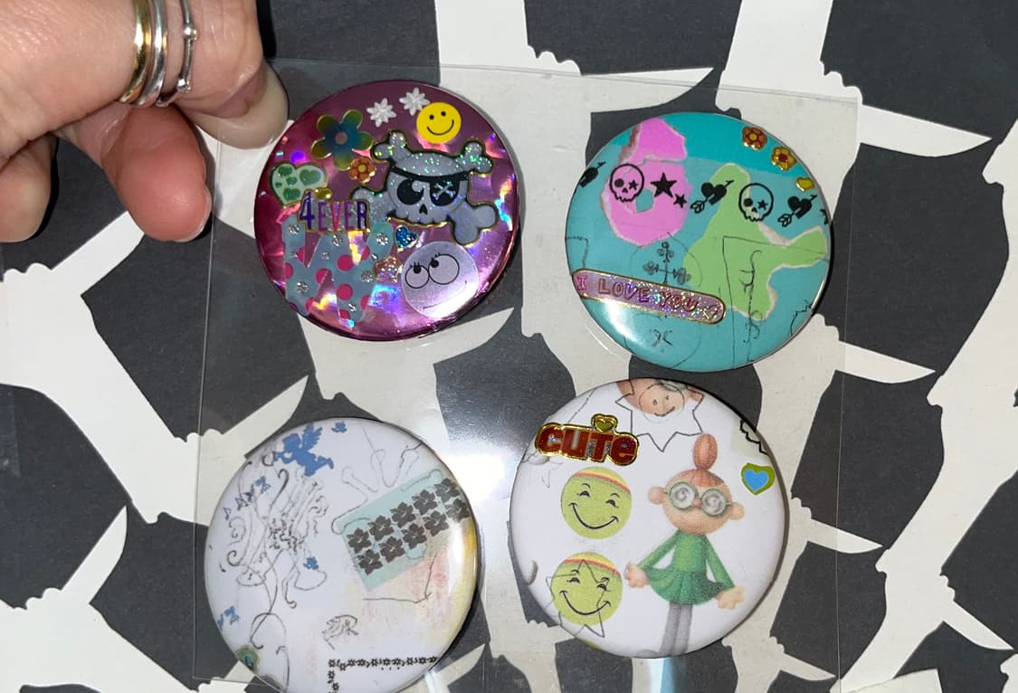 뱃지 핀버튼 브로치  {4єα-1ѕєт} 상품이미지1