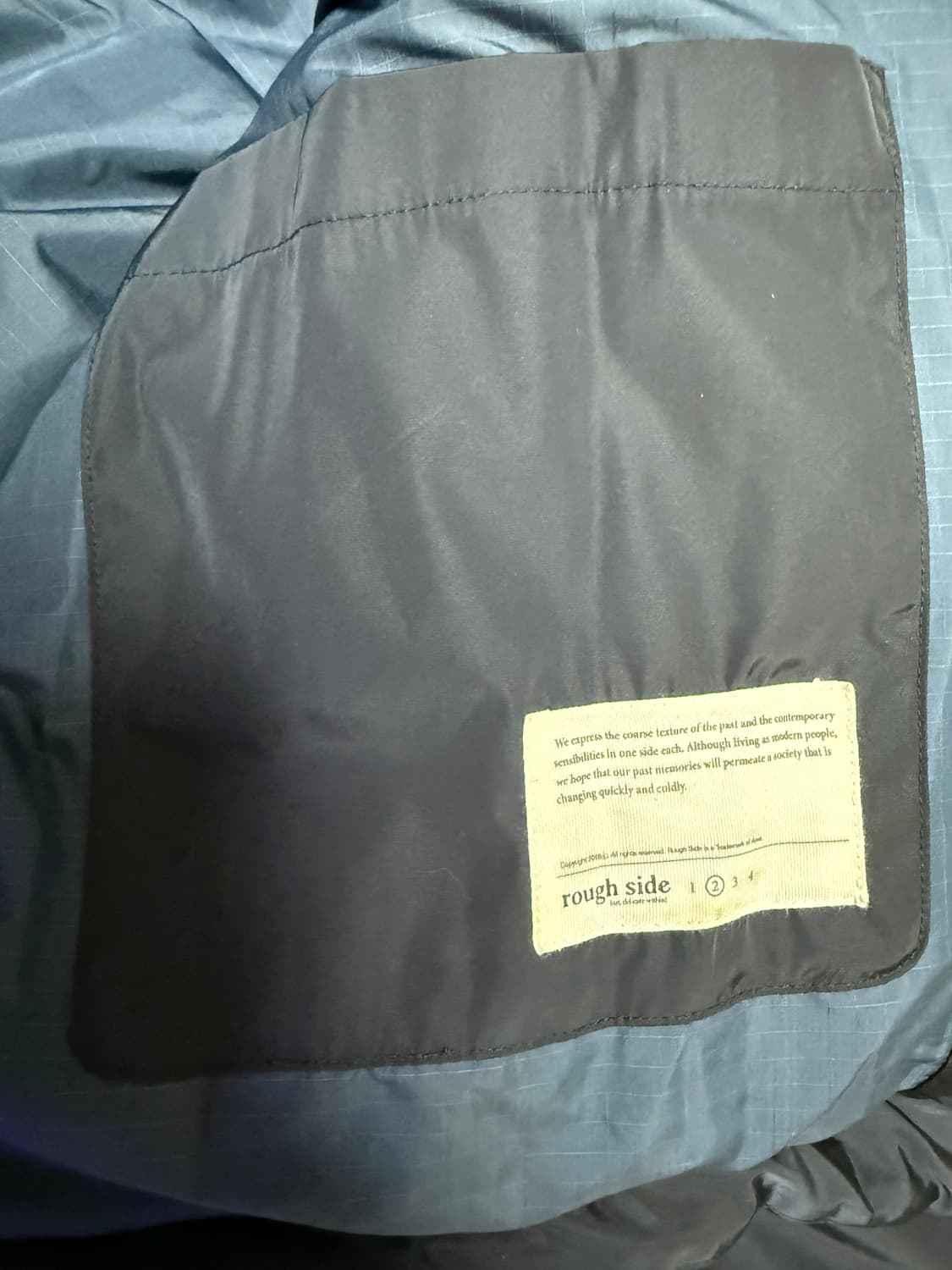 러프사이드 24fw 클라우드 파카 2사이즈 네이비 팝니다. 상품이미지4