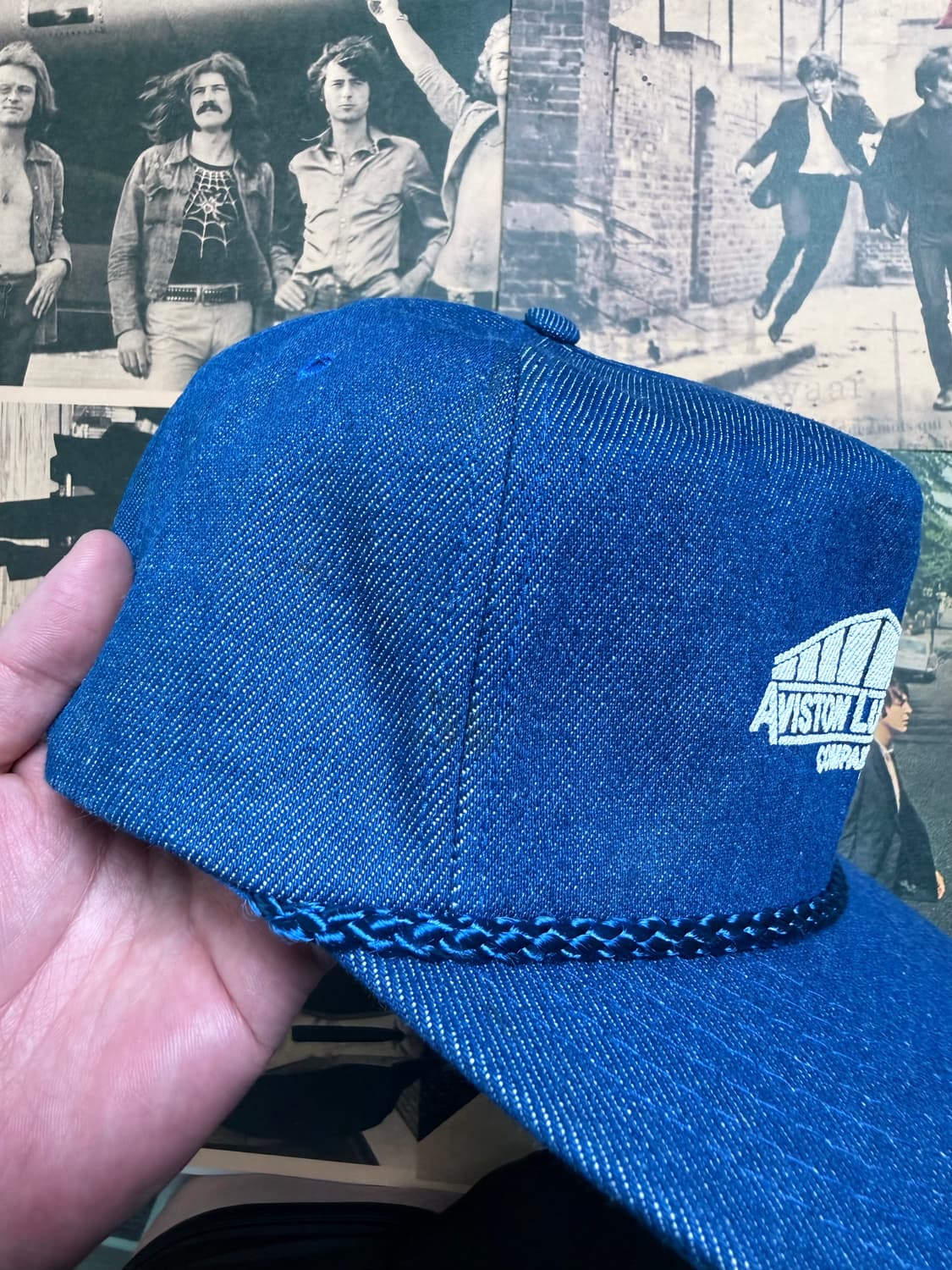 AVISTON LUMBER COMPANY 빈티지 데님 트래커 캡 상품이미지5