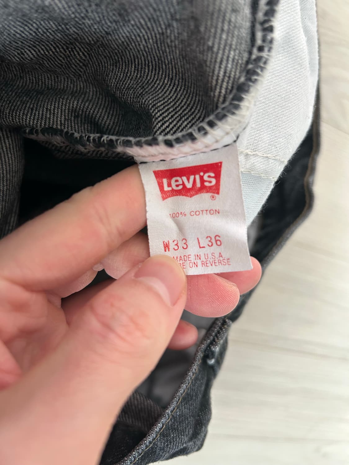 빈티지 리바이스 517 90s usa 블랙 상품이미지4