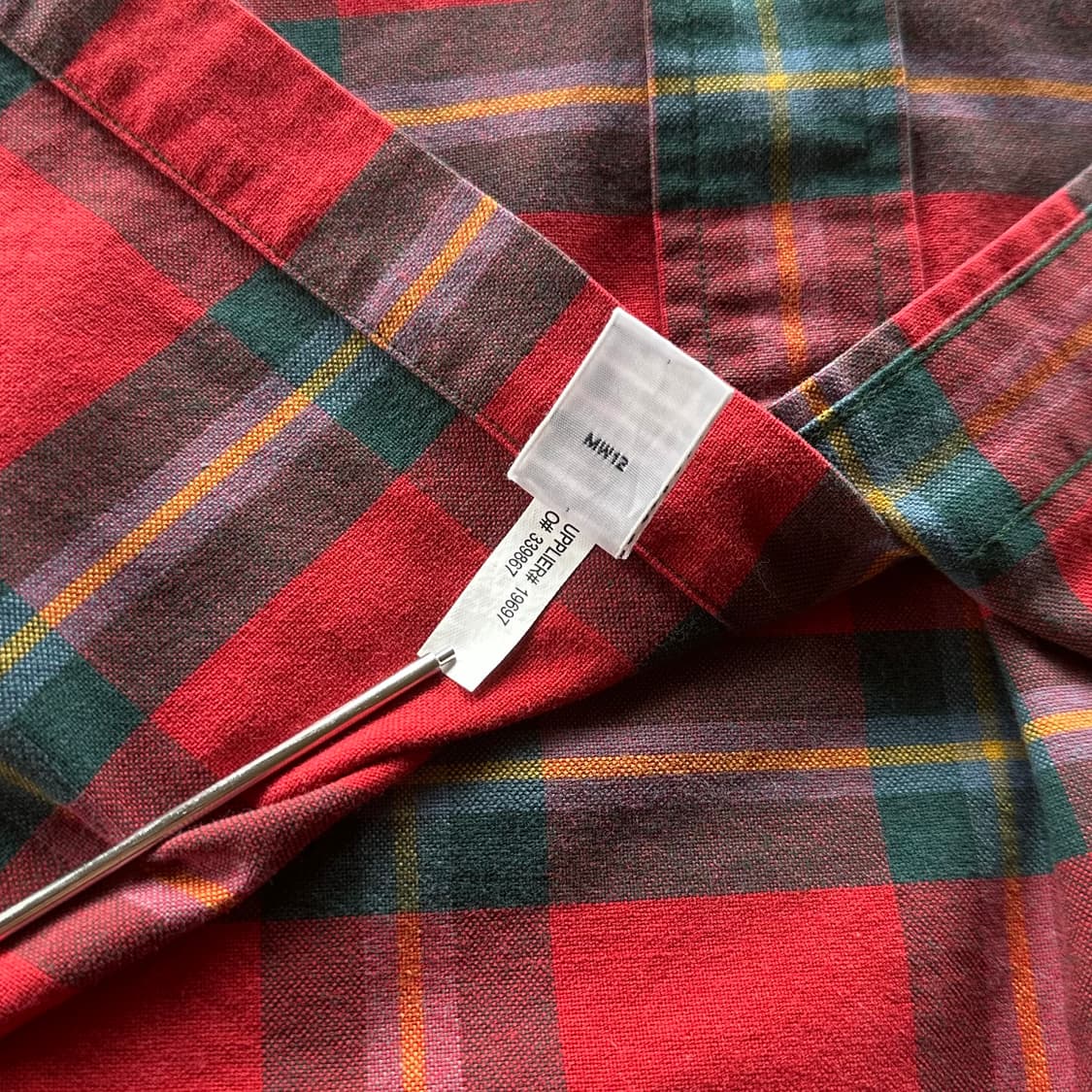 [S]폴로 랄프로렌 클래식핏 크리스마스 체크 셔츠 상품이미지9