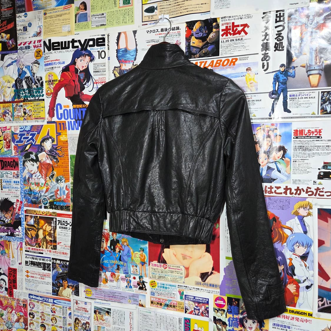 빈티지 양가죽 크롭 봄버 자켓 상품이미지6