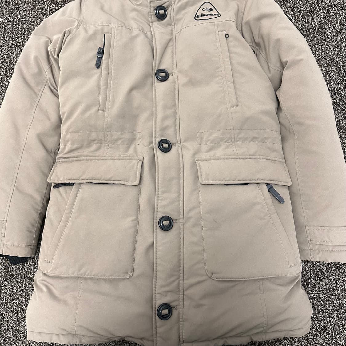 아이더 여성 덕다운 롱 패딩 야상 점퍼 S 상품이미지4