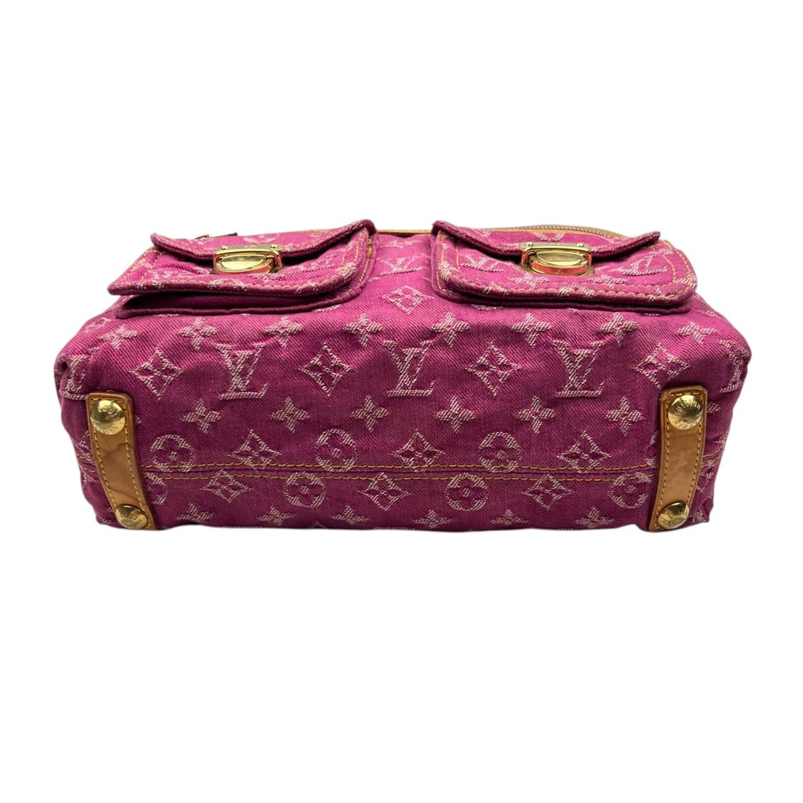 루이비통 모노그램 데님 핑크 배기백 상품이미지5