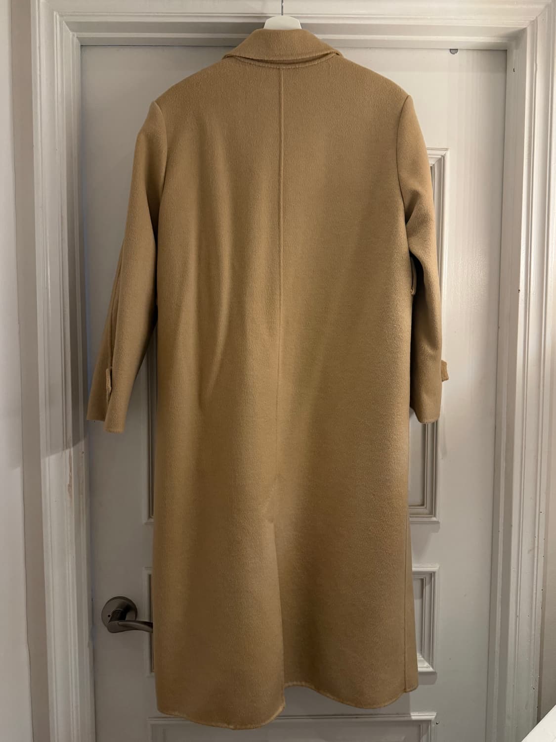 울 90% 핸드메이드 코트 카멜베이지 상품이미지5