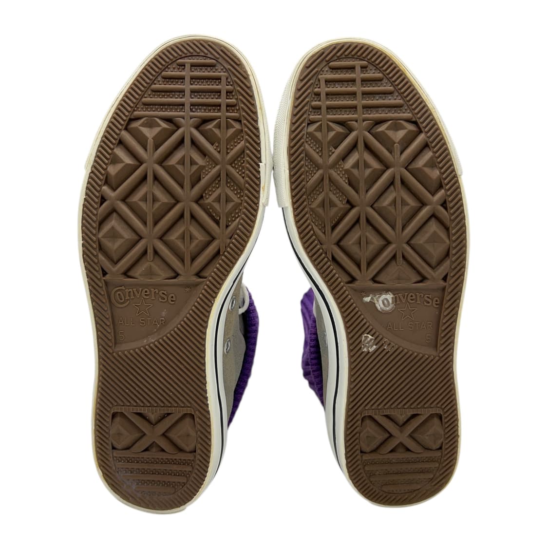 240 Vtg 컨버스 척테일러 올스타 니트 그레이 퍼플 상품이미지7