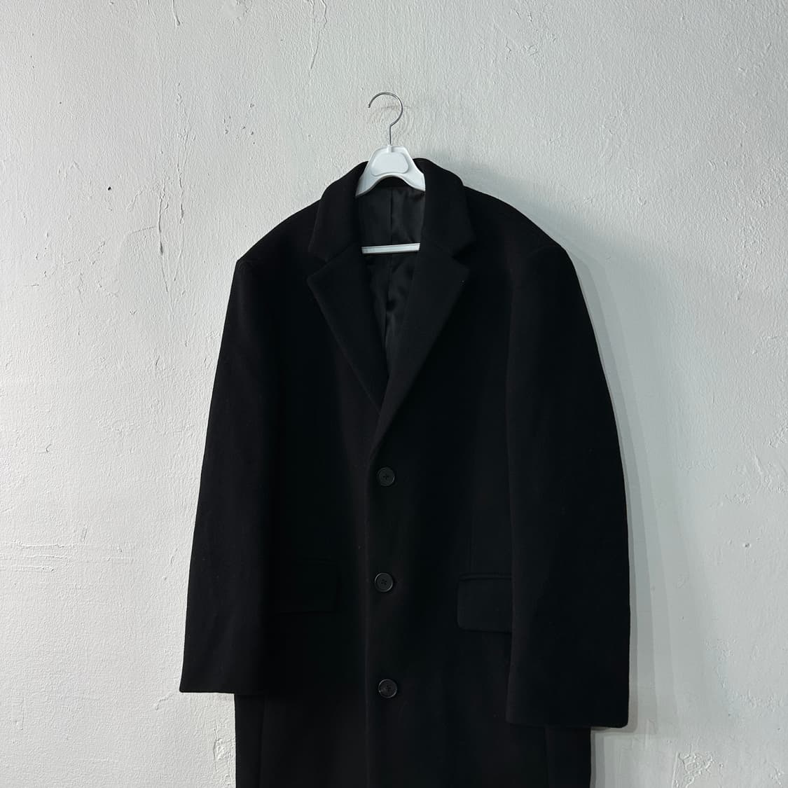 무신사 캐시미어혼방 롱코트 M 상품이미지2