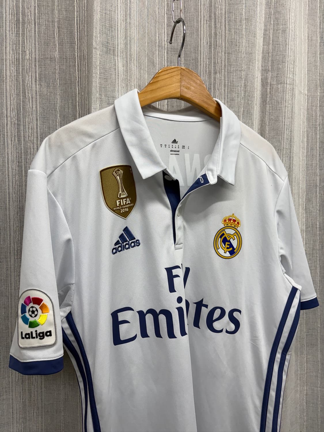 레알 마드리드 16 17 호날두 홈 유니폼 반팔 져지 상품이미지2