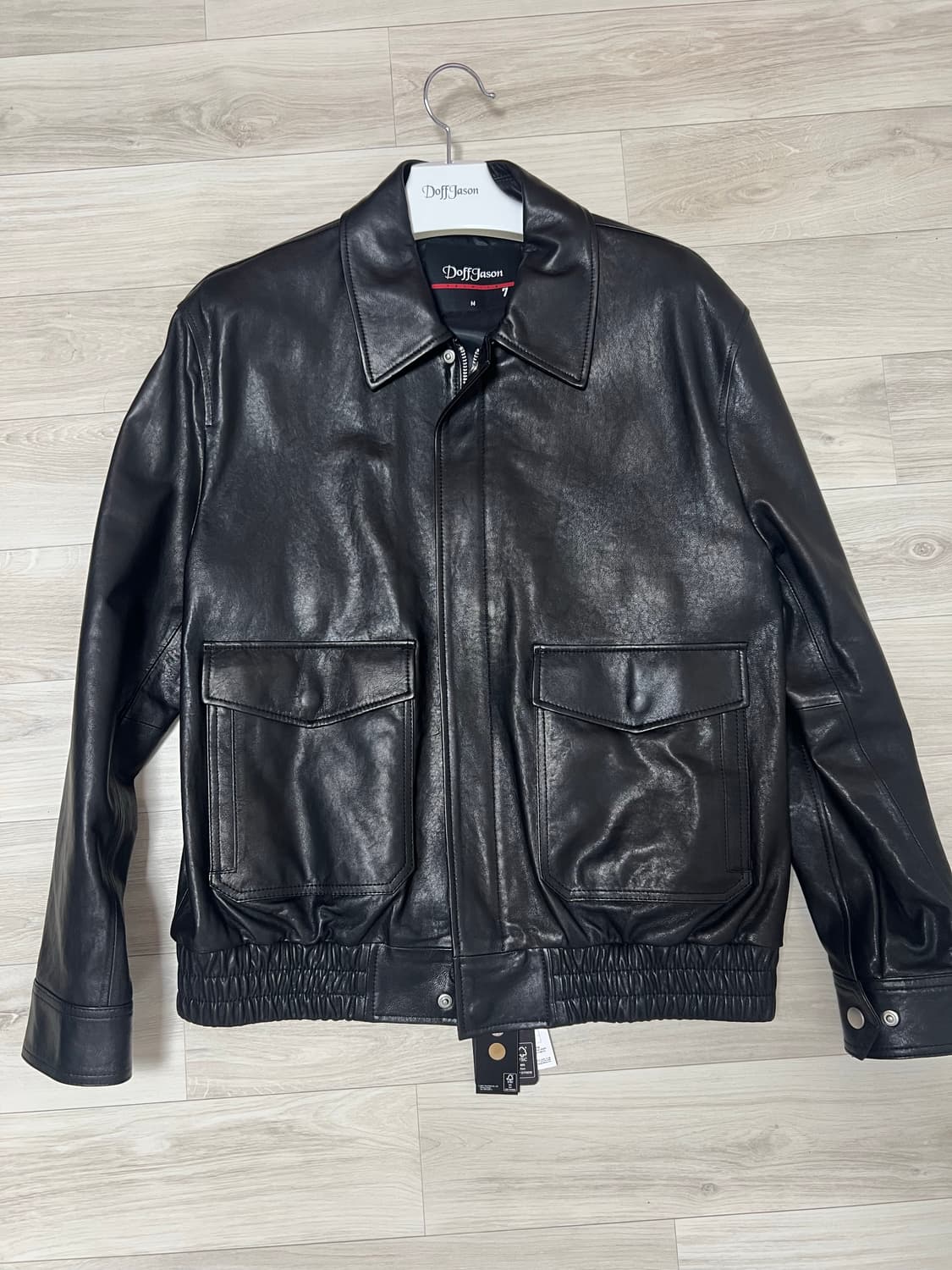 도프제이슨 프리미엄 베지터블 A-2 자켓 BLACK 상품이미지1