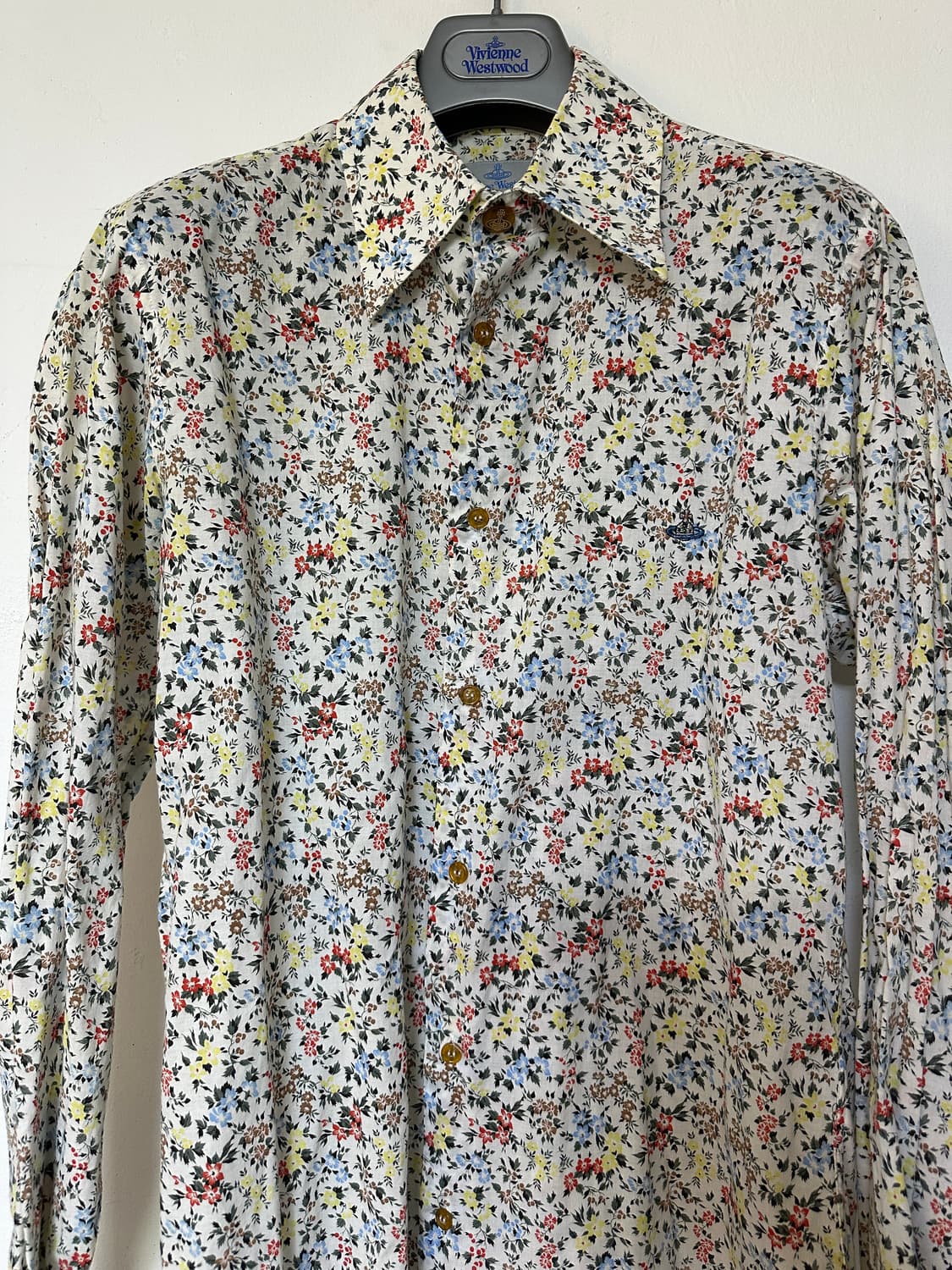 비비안웨스트우드 맨 셔츠 플로럴 패턴 상품이미지1