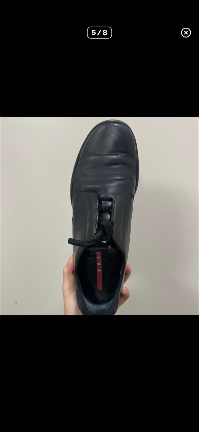 280 uk9) 프라다 스포츠 슈즈 더비 구두 상품이미지3
