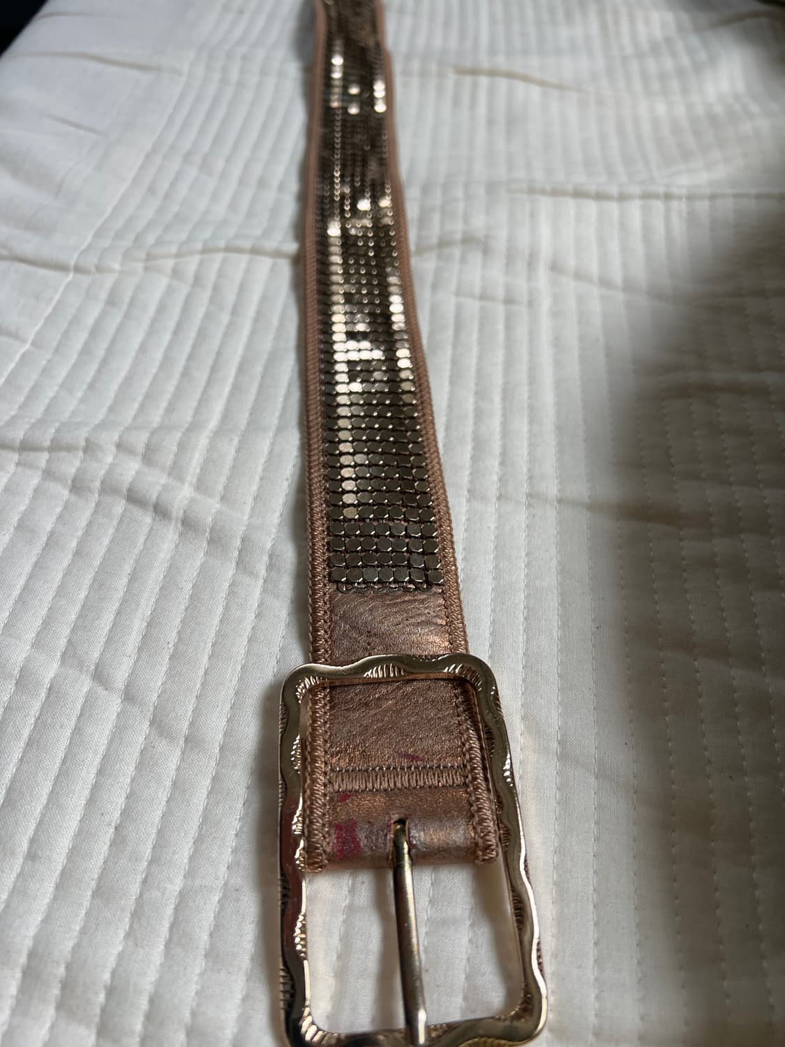 빈티지 금장 큐빅 벨트 상품이미지2