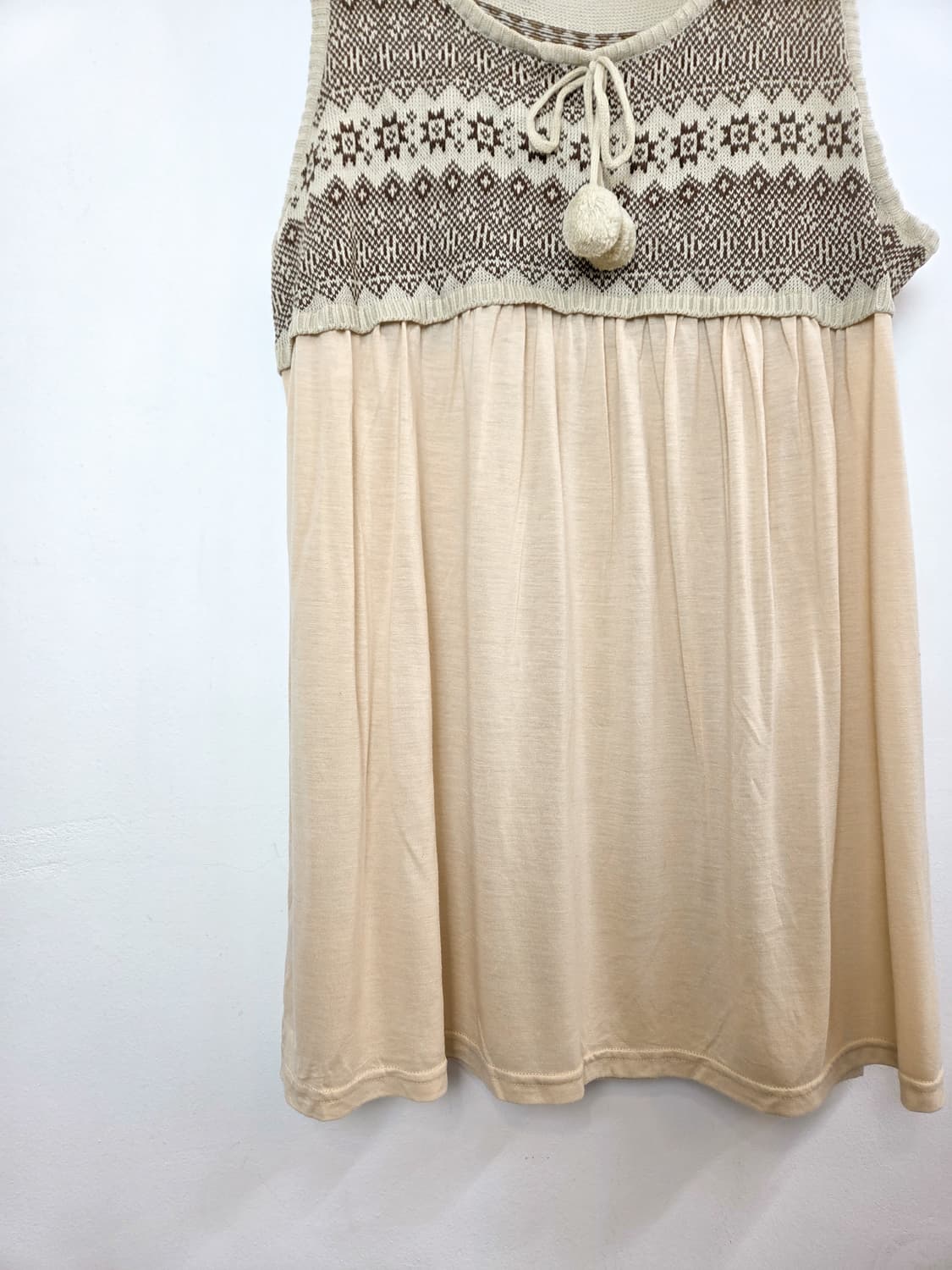 초코바나나 니트 원피스 상품이미지3