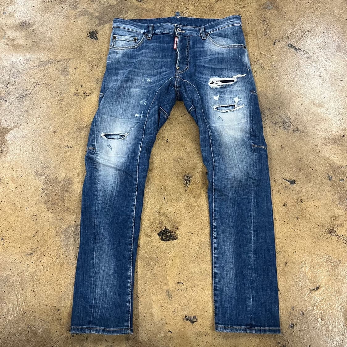 [정품/46] 디스퀘어드2 데님 청바지 데미지진 b18 상품이미지2