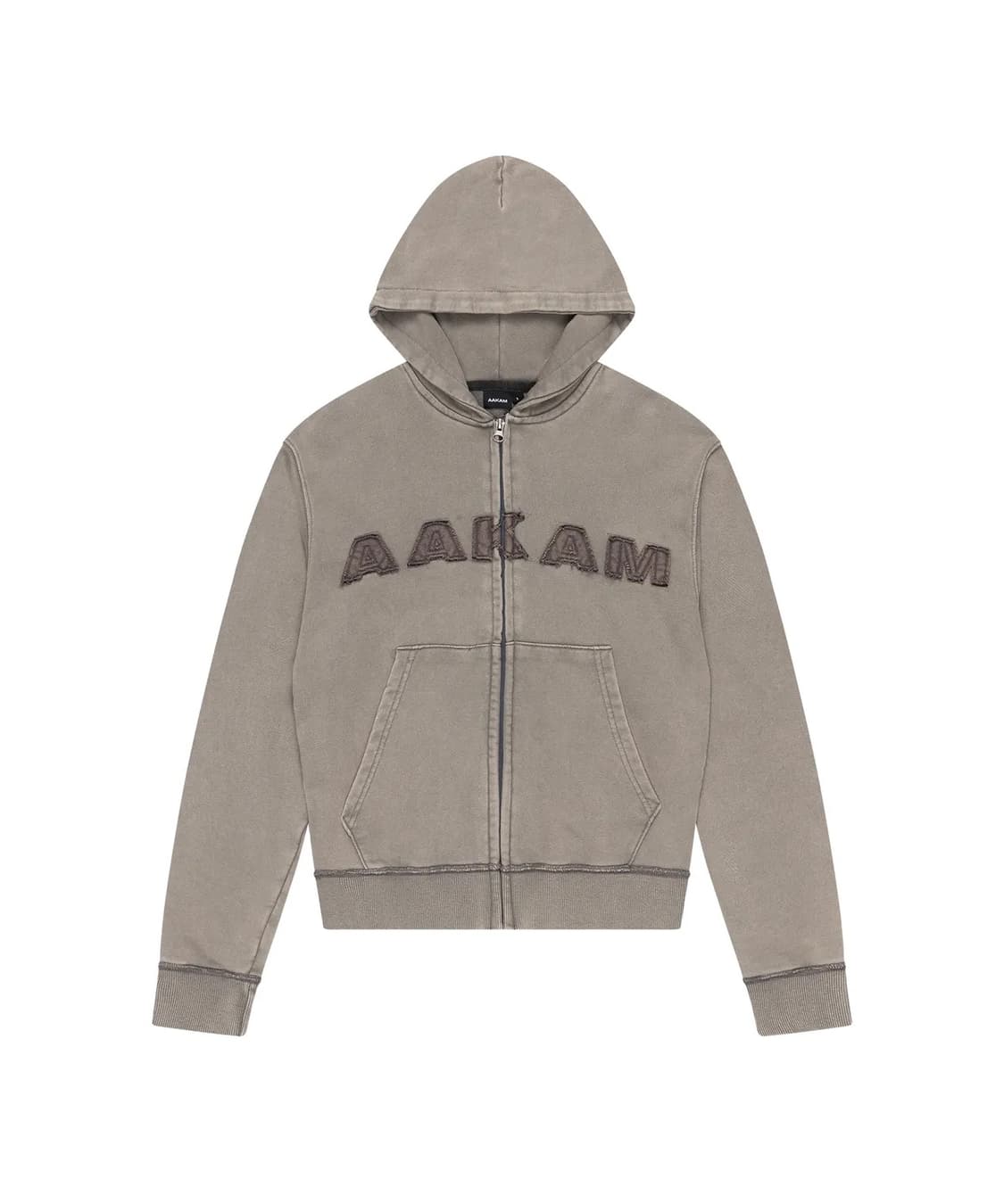 라이즈성찬) 아캄 Washed Zip-Up Hoodie (Khaki 상품이미지1