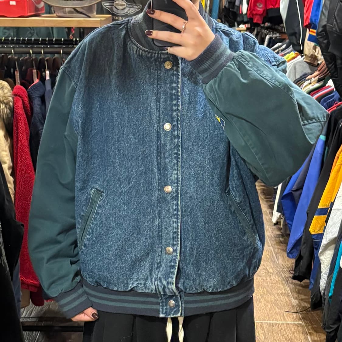 [HI] VTG 데님바시티자켓 진청 상품이미지1