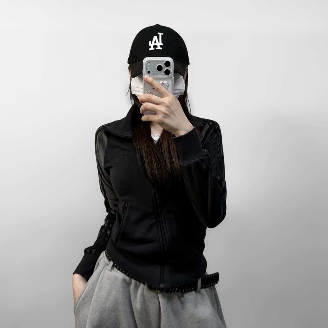 아디다스 파이어버드 벨루어 트랙탑 져지 블랙 상품이미지1
