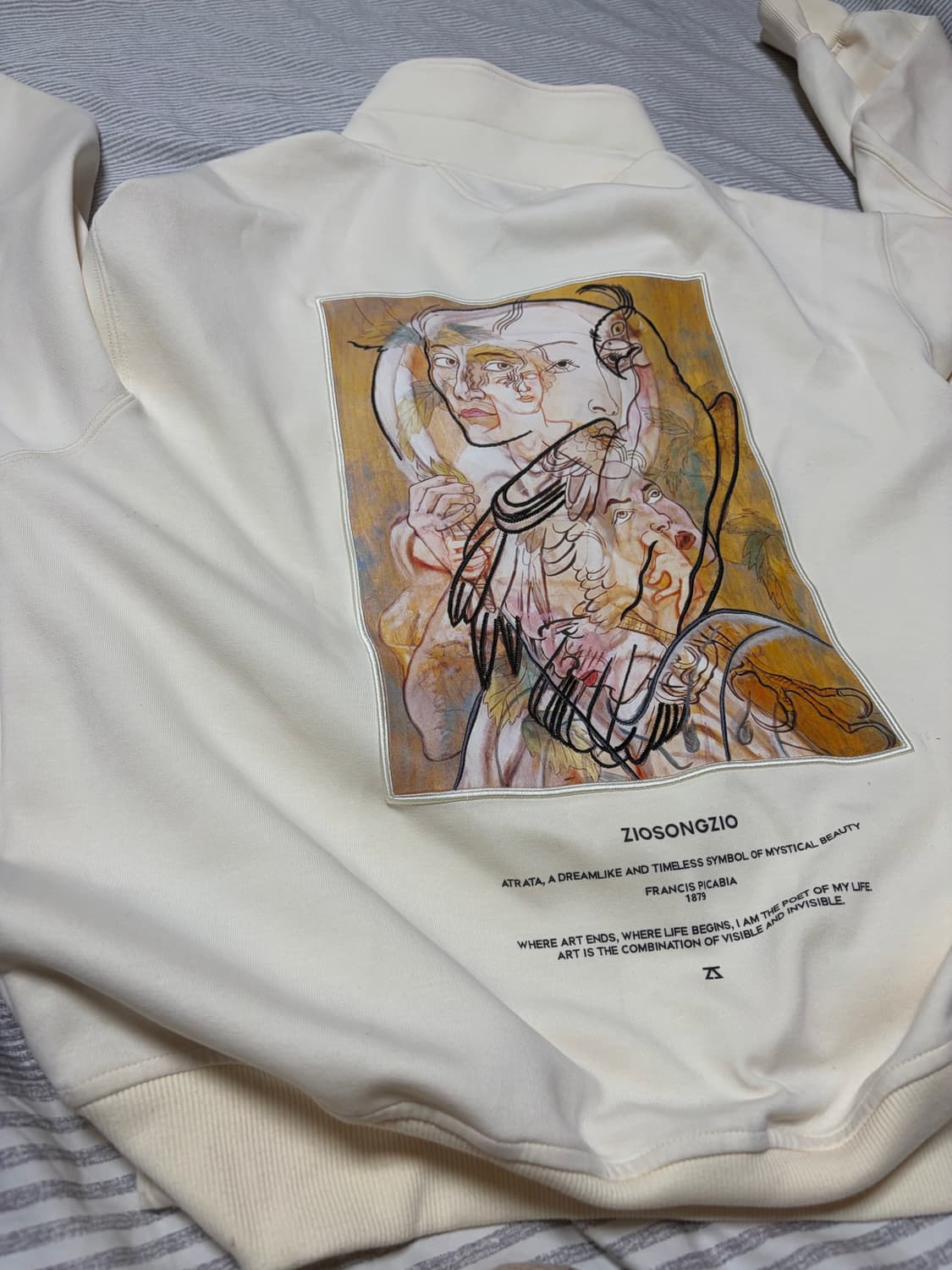 지오송지오 프란시스 피카비아 하프집업 L 상품이미지1