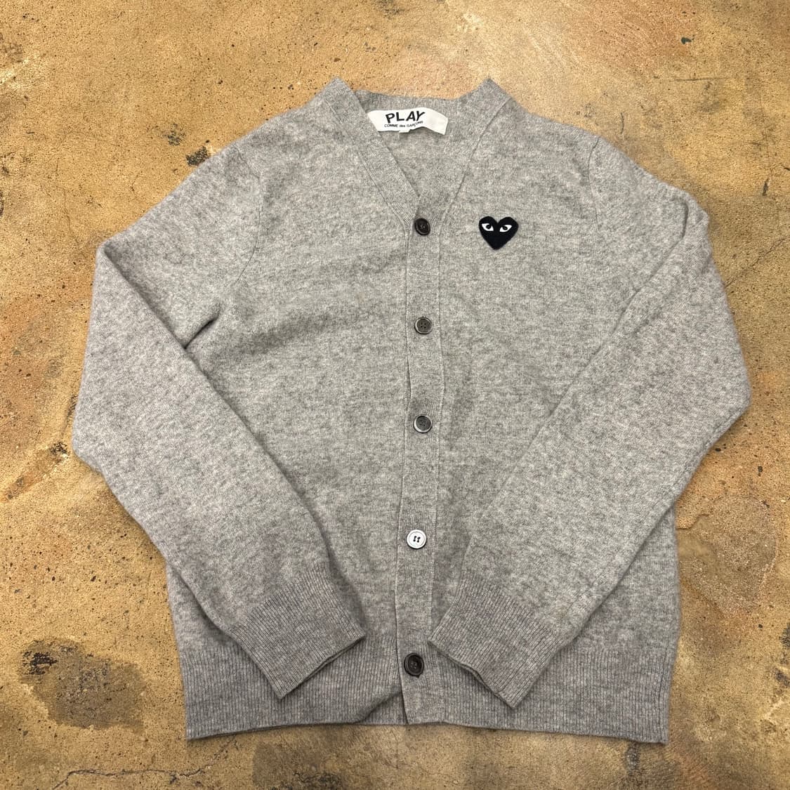 꼼데가르송 그레이 가디건 상품이미지2