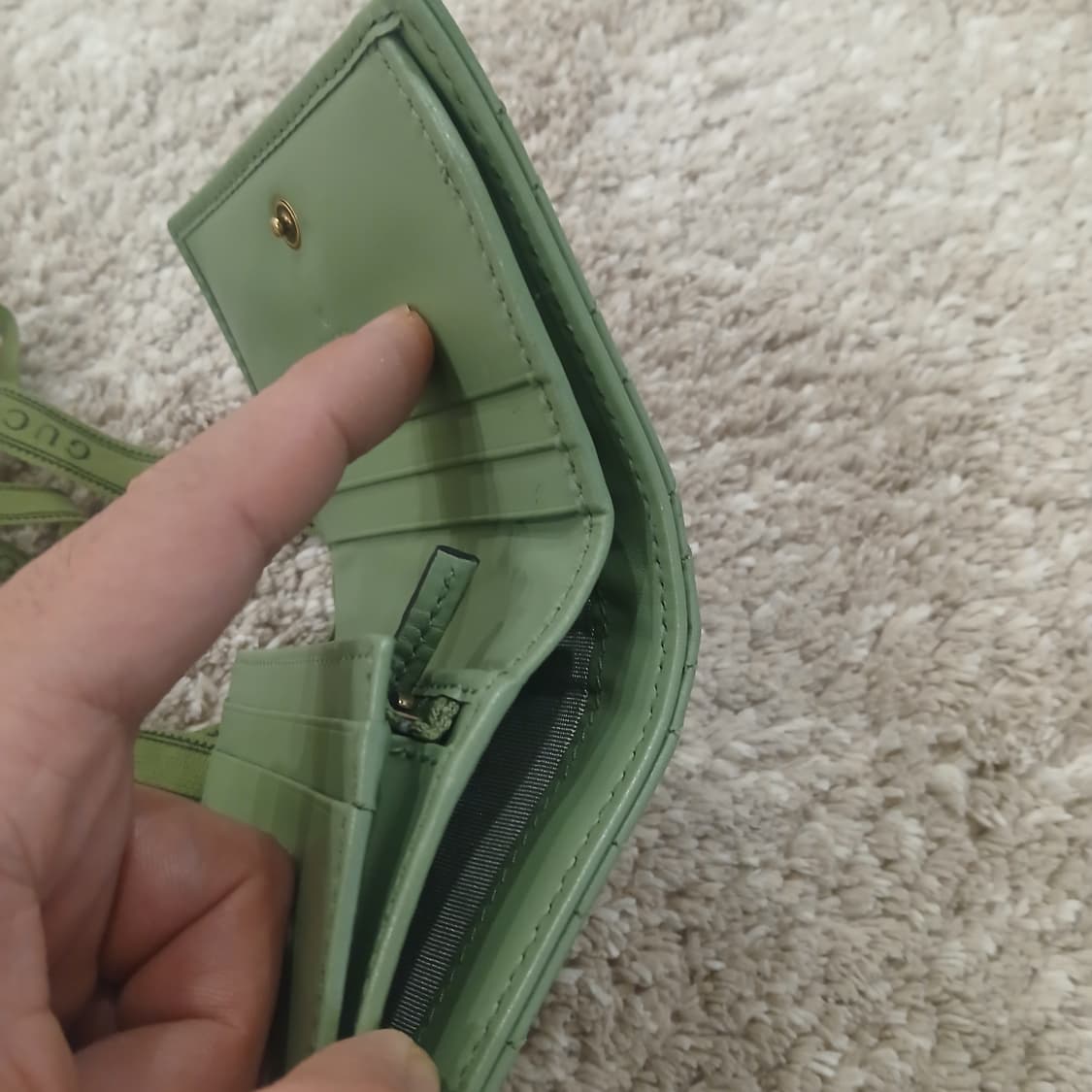 정품 구찌지갑 반지갑 상품이미지6