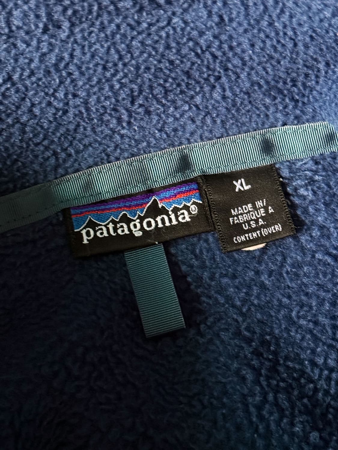 90s USA 파타고니아 레트로 플리스 집업 자켓 (105-110) 상품이미지3