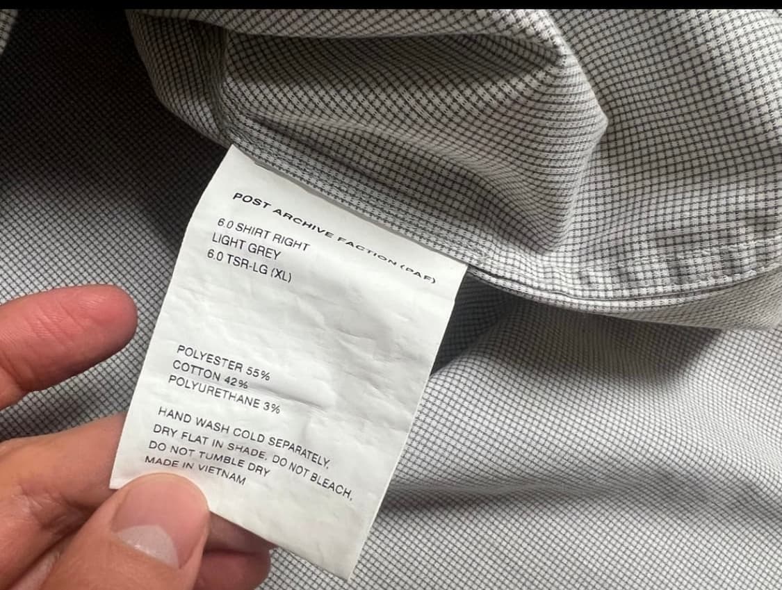 파프) 포스트아카이브팩션 셔츠 xl 상품이미지3
