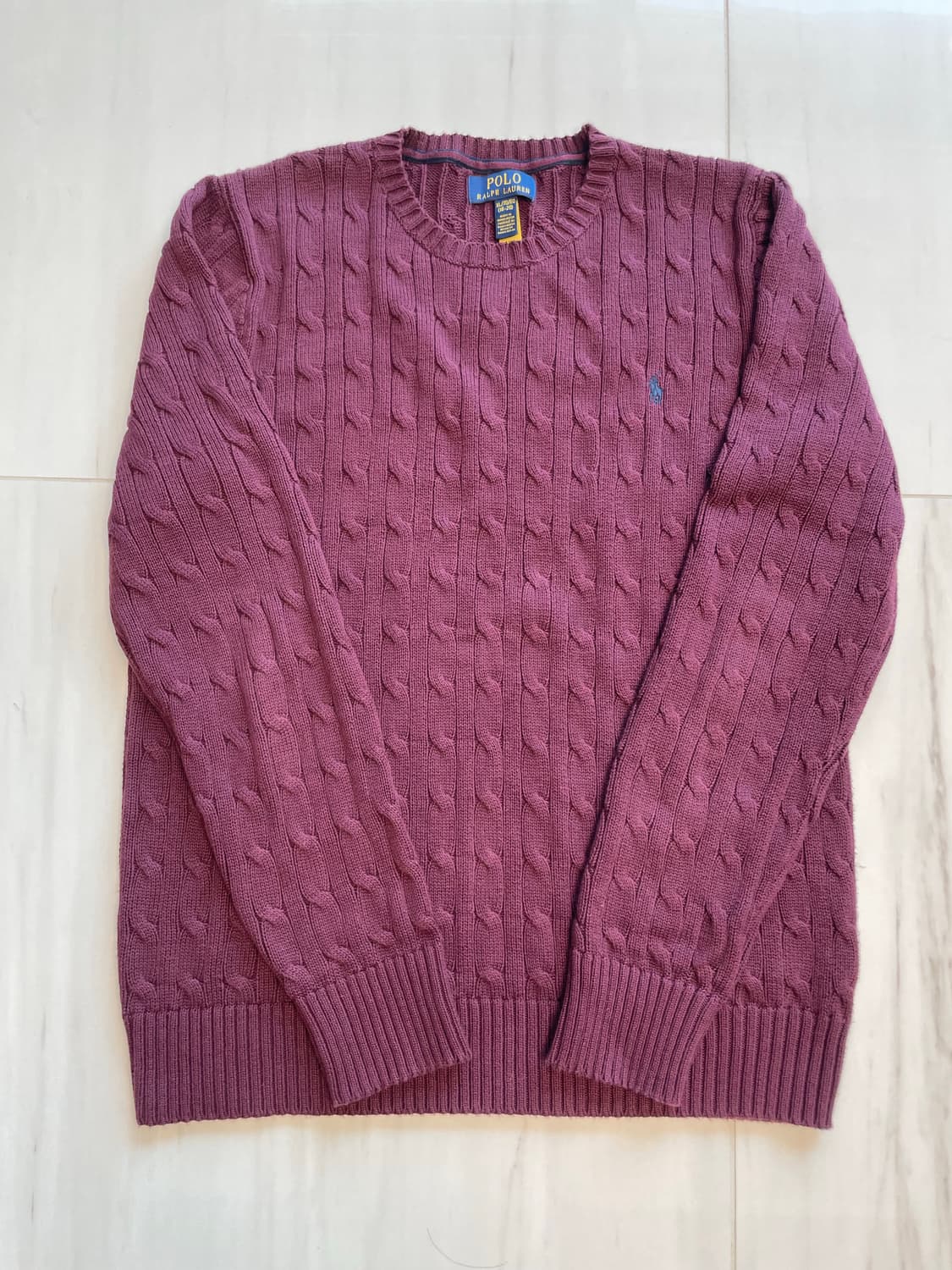 폴로 케이블 니트 상품이미지1