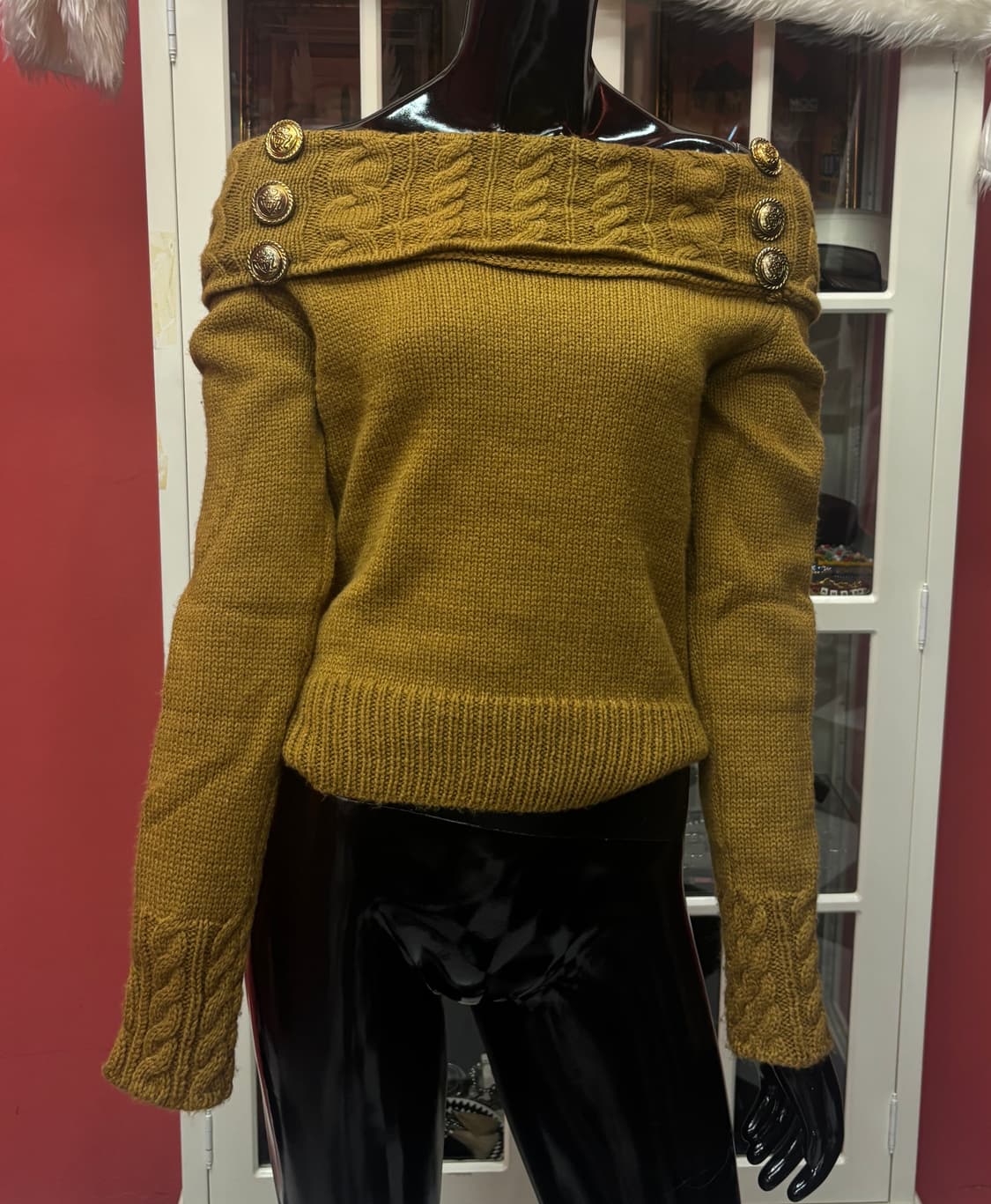 d.i.a off shoulder knit 다이아 오프숄더 니트 상품이미지3