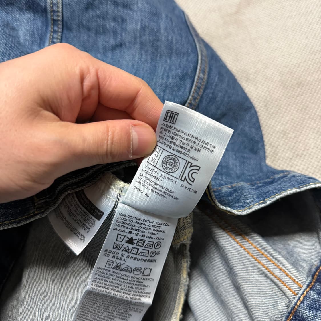 리바이스 후드 데님 트러커 자켓 상품이미지4