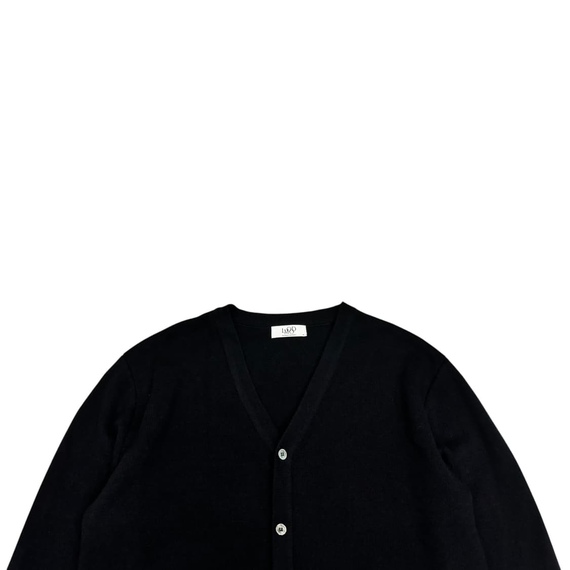 엘무드 블랙 울 가디건 상품이미지2